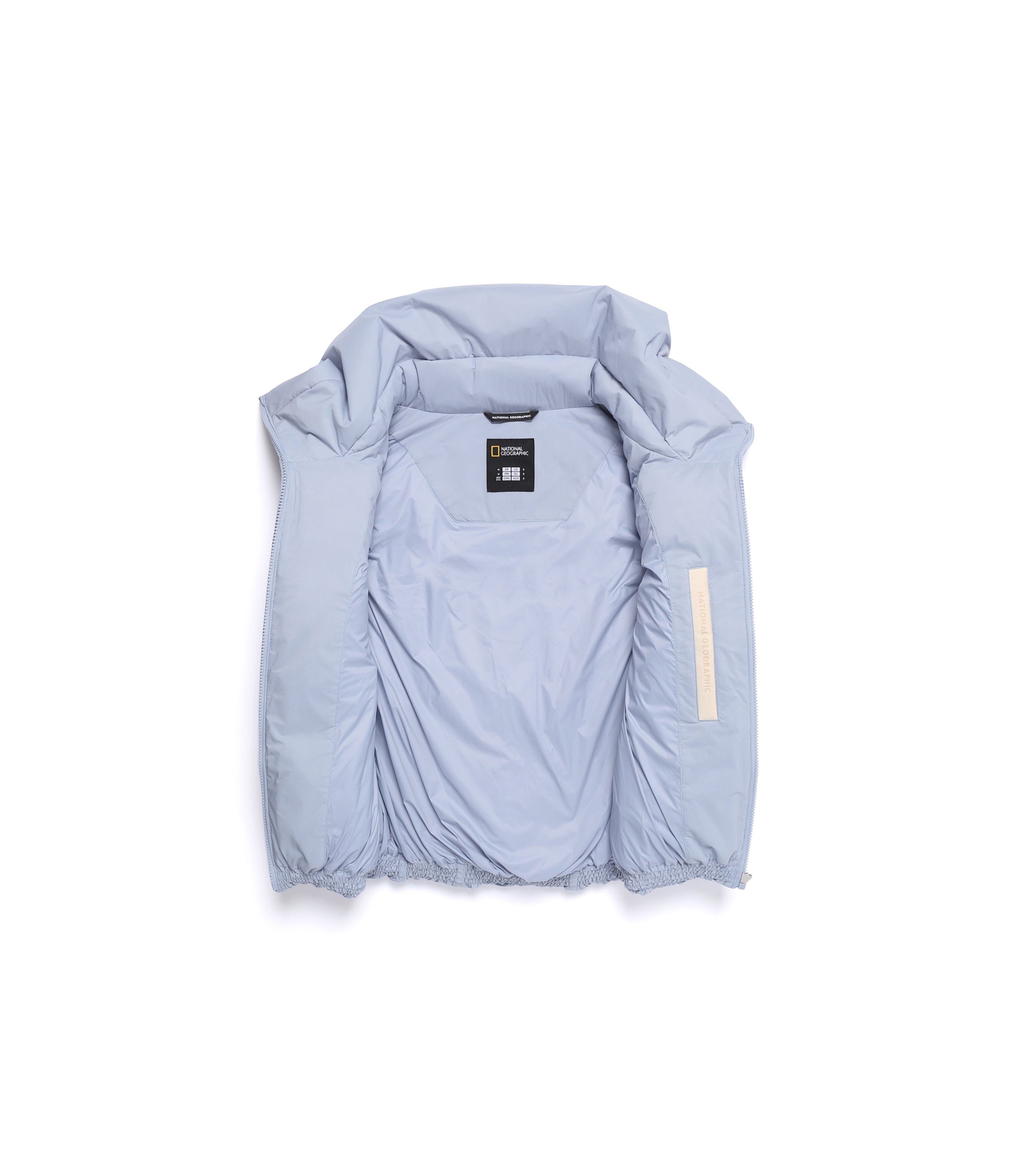 Women's High-Neck Duck Down Vest<br>L/BLUE