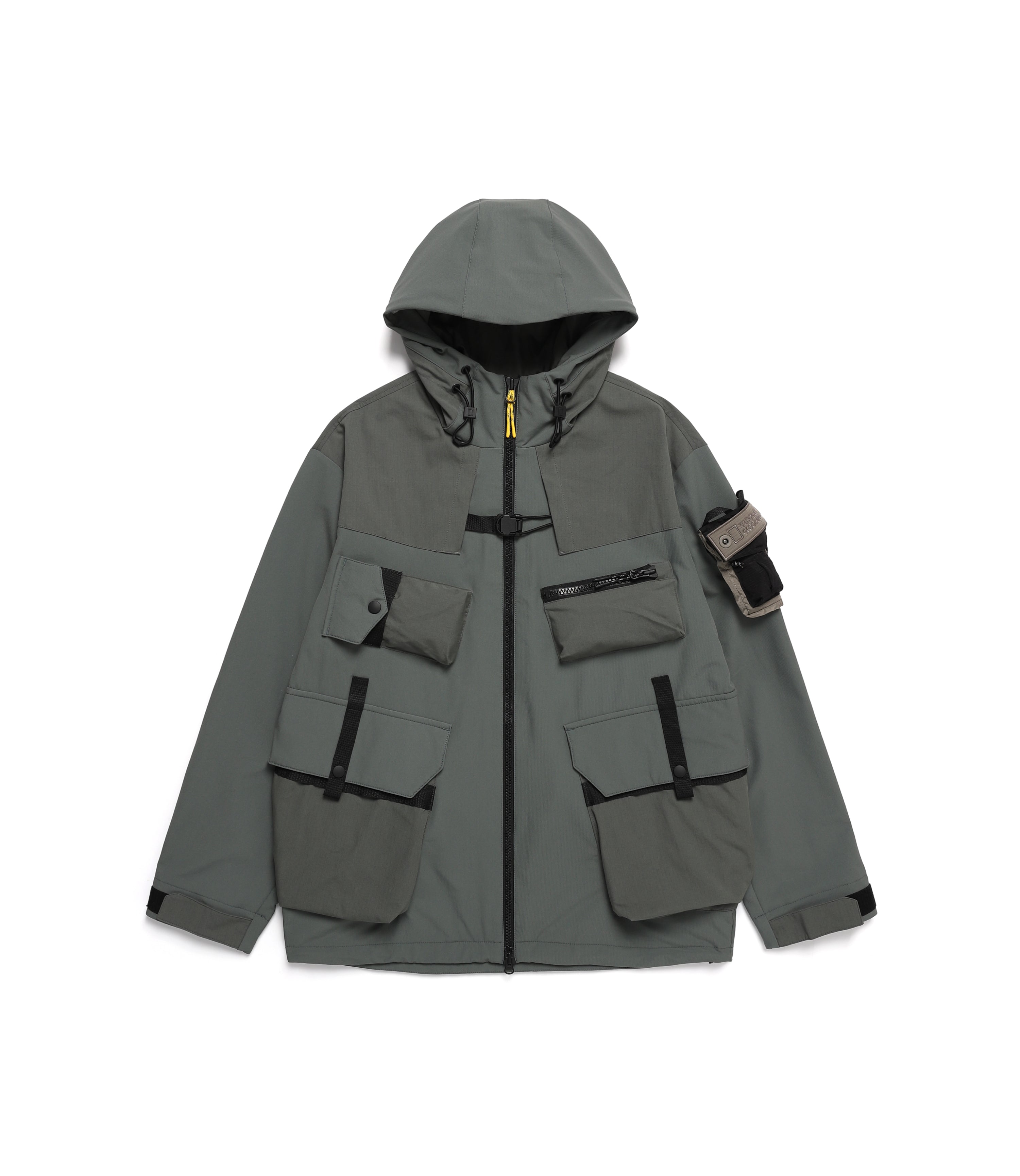FILMMAKER] Unisex 'Hilly' Block Pocket JacketKHAKI