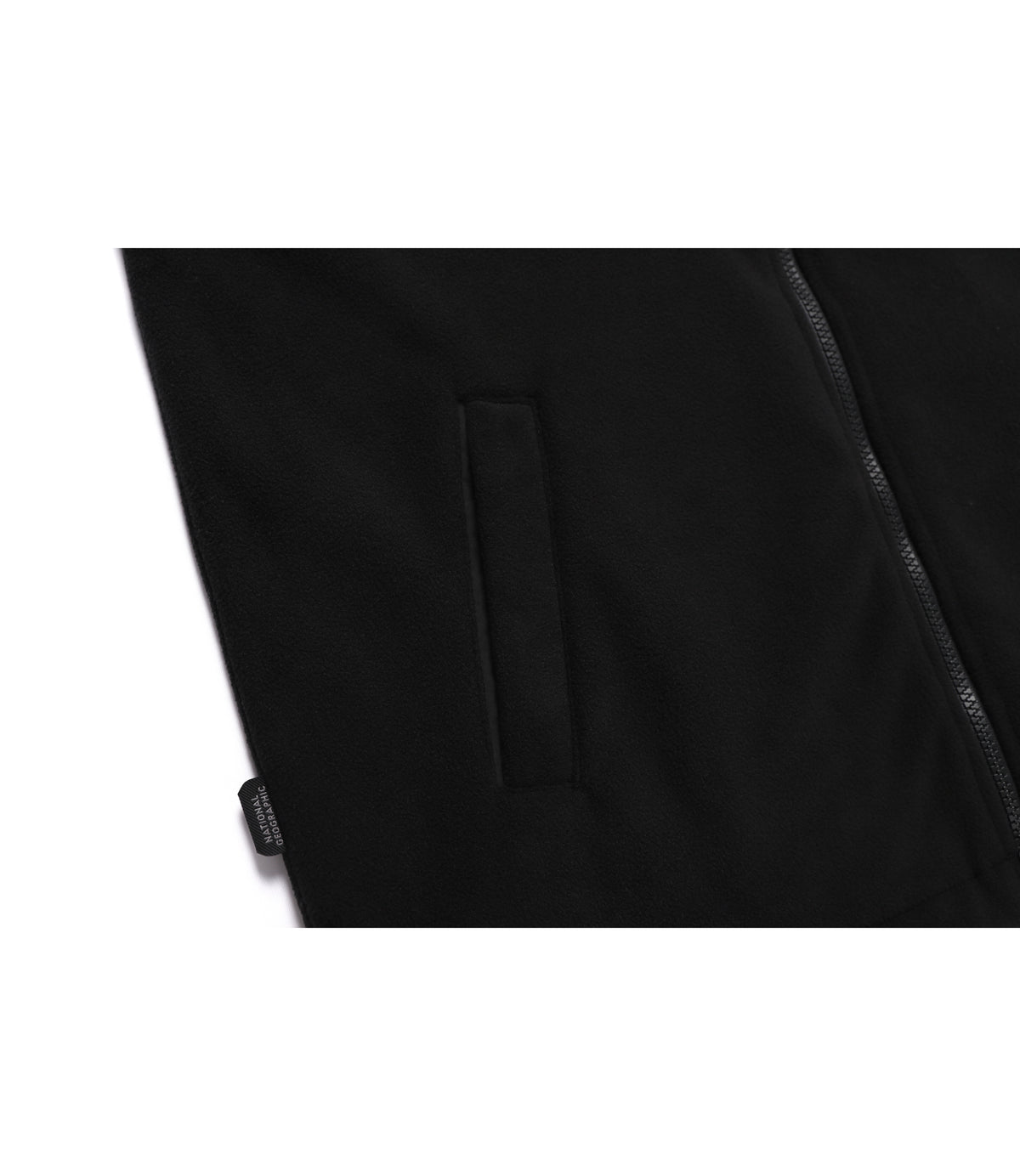 Unisex Siro Micro Fleece Stand-Neck Full Zip-Up<br>BLACK