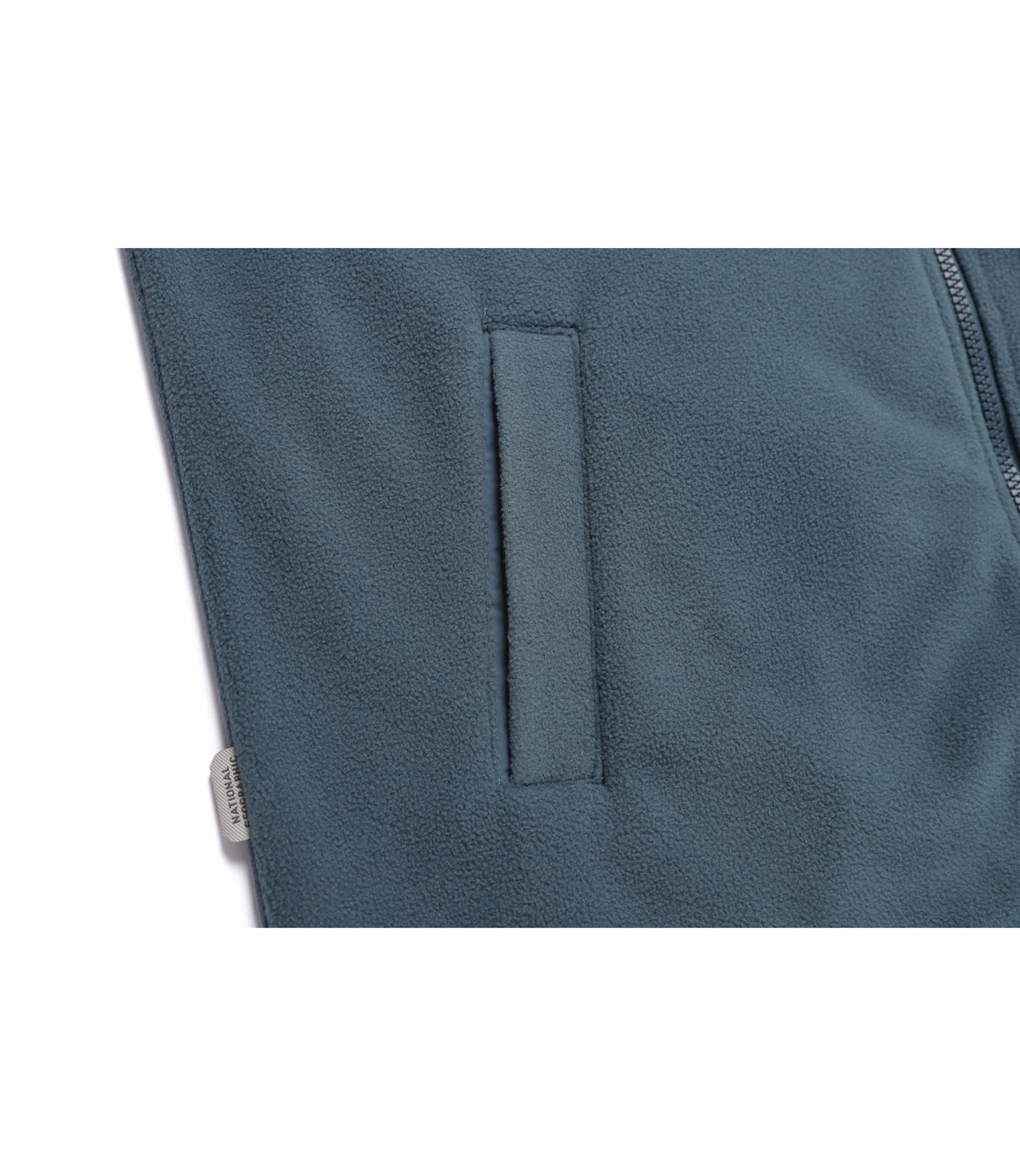 Unisex Siro Micro Fleece Stand-Neck Full Zip-Up<br>ASH BLUE