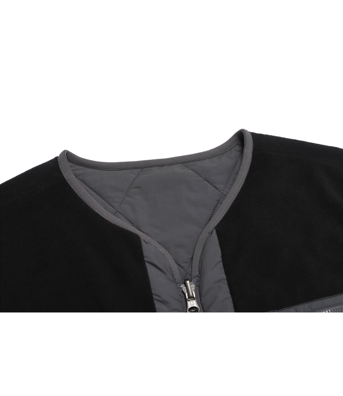 Unisex Lynx Reversible Fleece Liner Padded Vest<br>IRON GREY