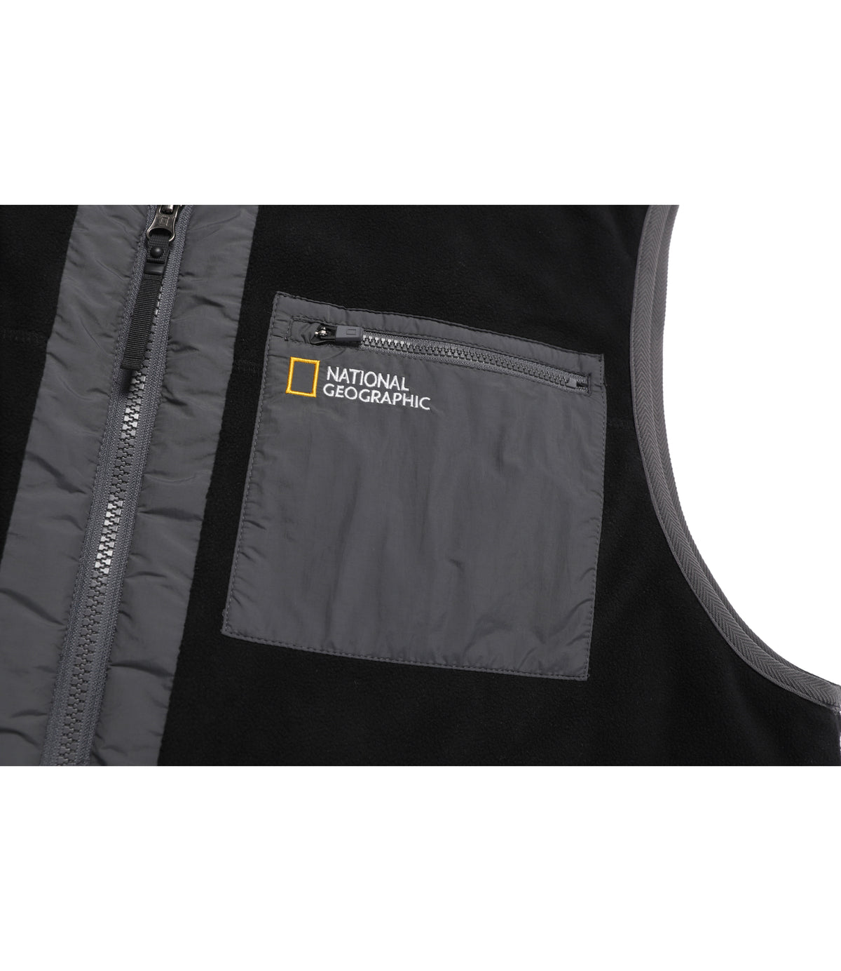 Unisex Lynx Reversible Fleece Liner Padded Vest<br>IRON GREY
