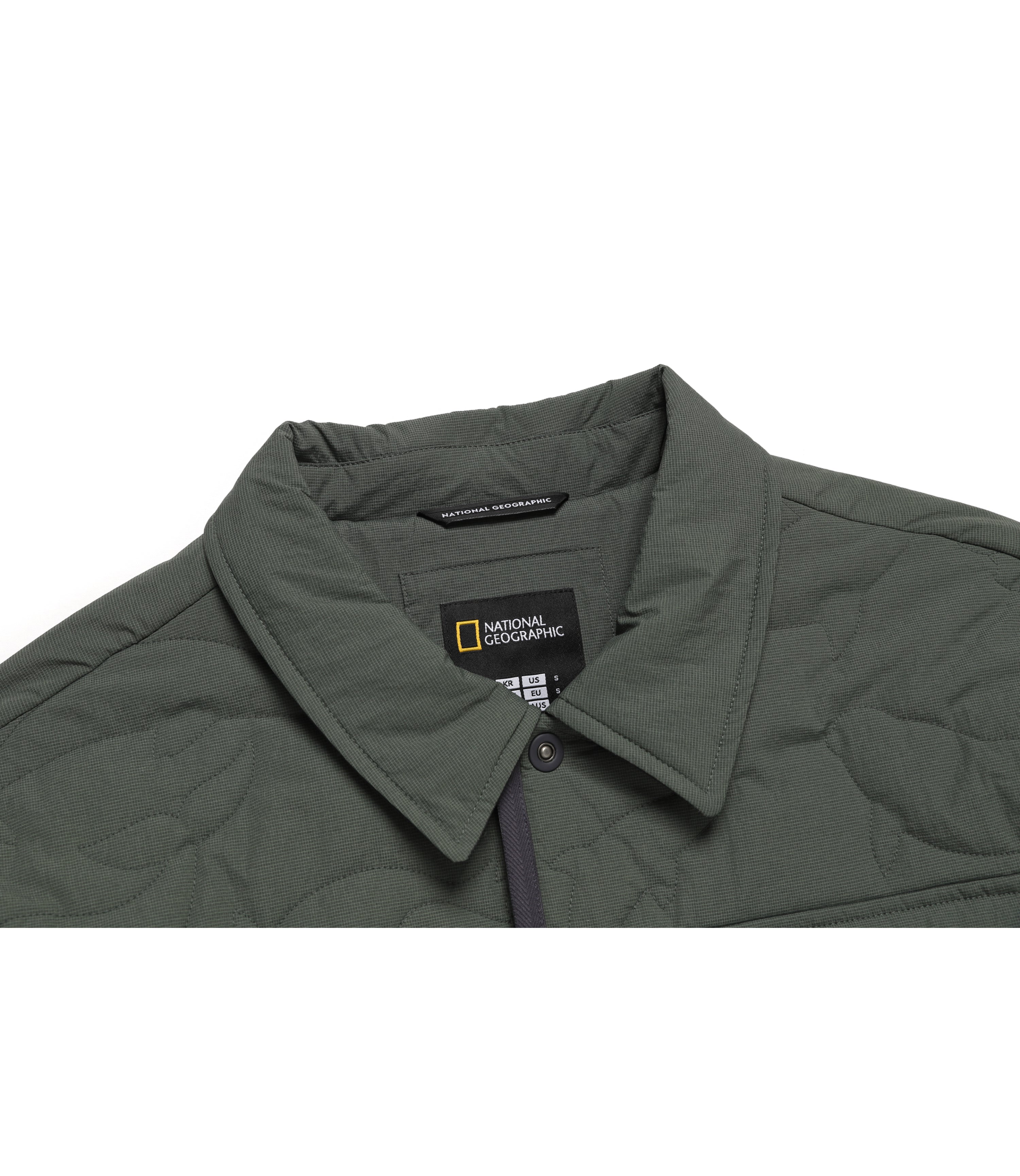 Unisex FILMMAKER Mountainous Quilted Shirket<br>KHAKI