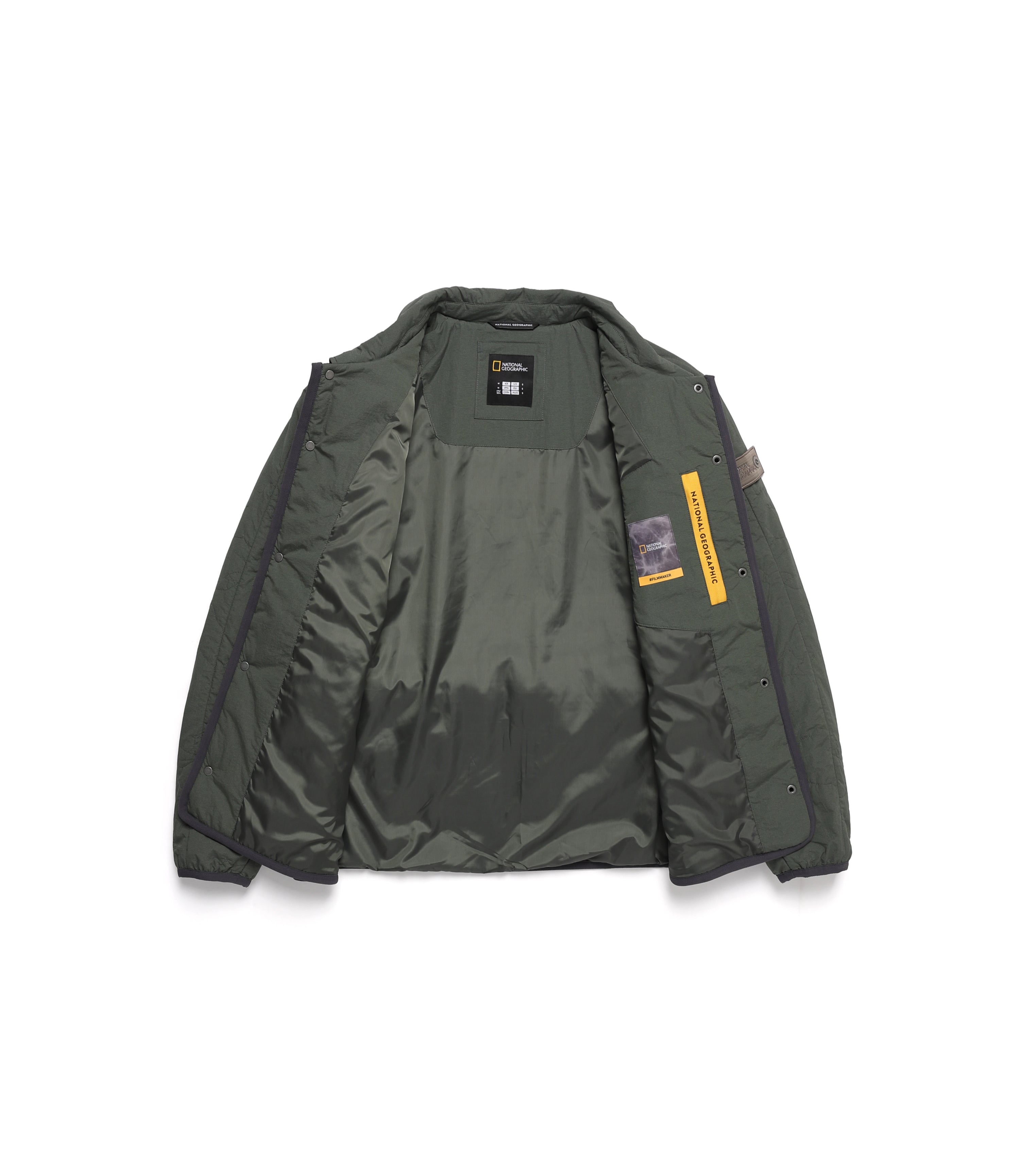 Unisex FILMMAKER Mountainous Quilted Shirket<br>KHAKI