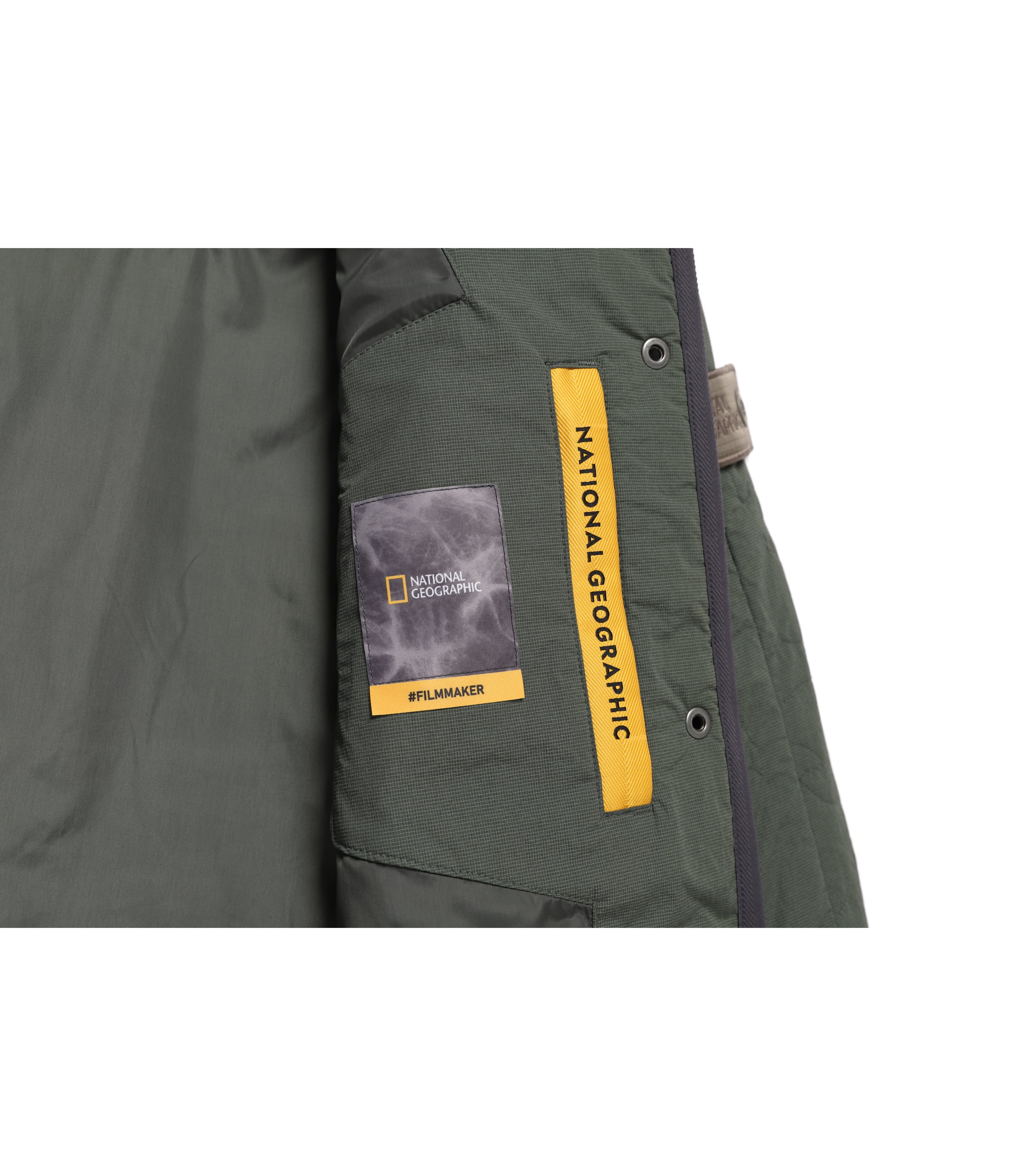 Unisex FILMMAKER Mountainous Quilted Shirket<br>KHAKI