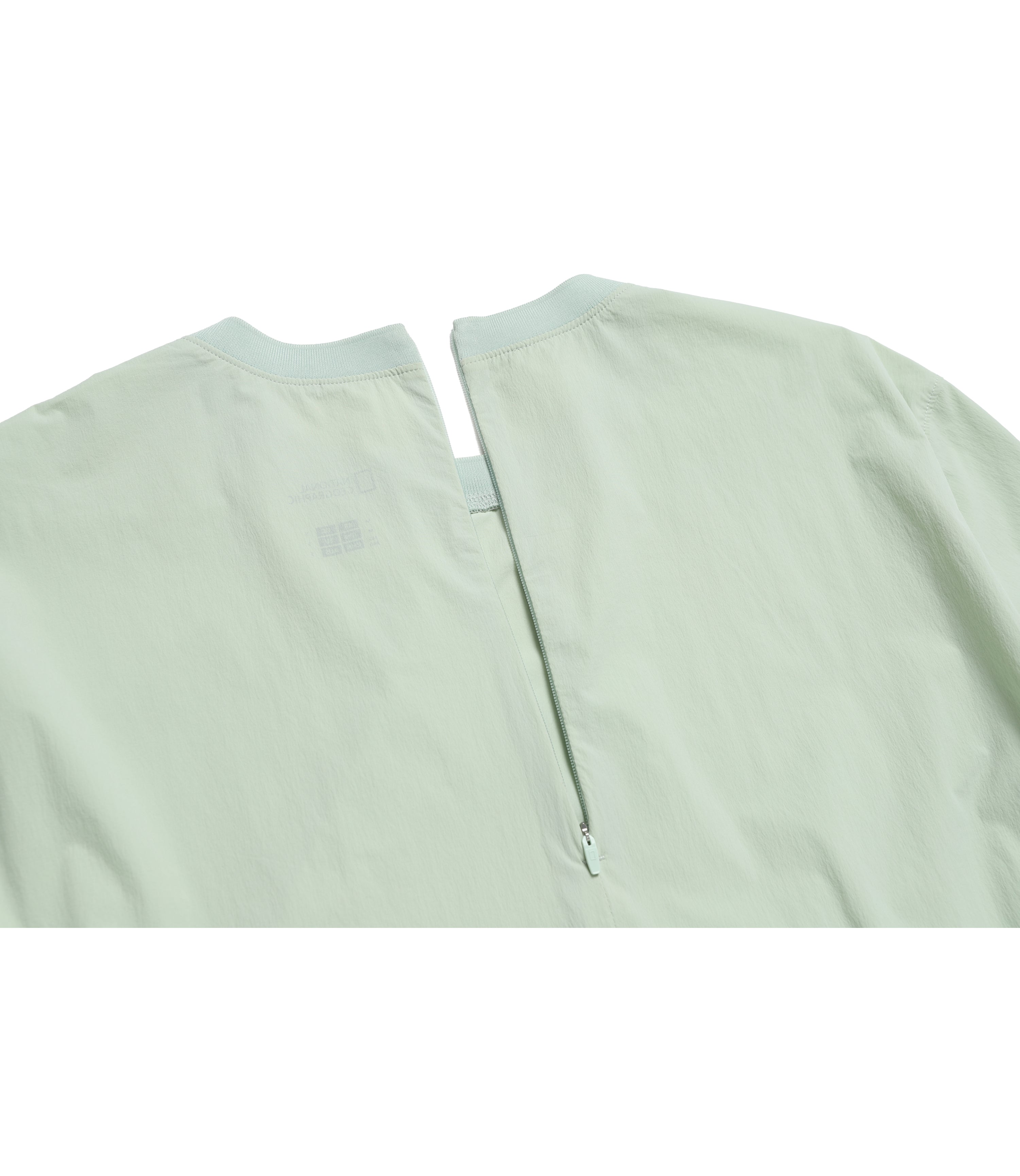 Women's ADELIE Lightweight Woven Stretch Round Neck Dress<br>LIGHT JADE