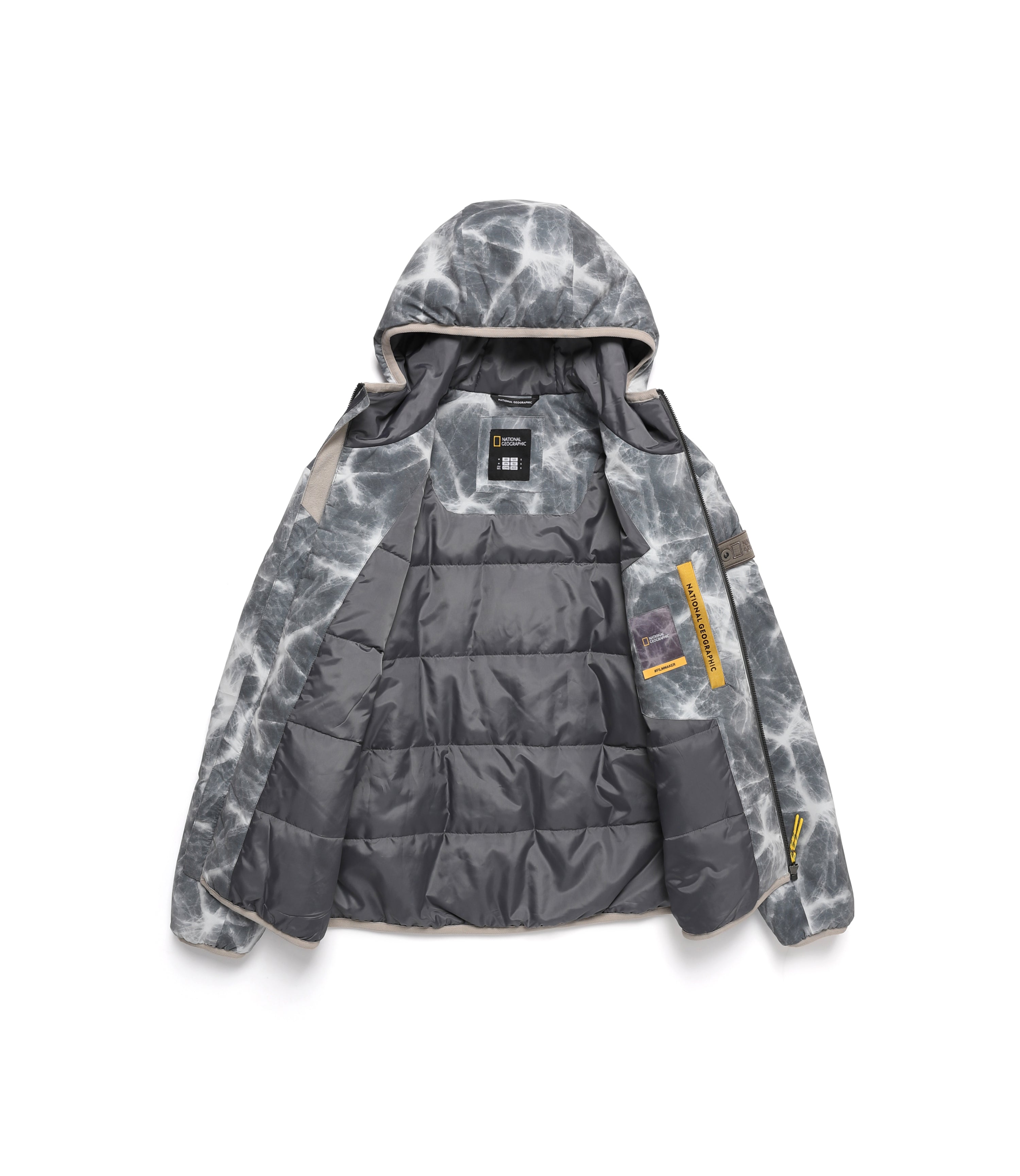 Unisex FILMMAKER Mountainous Quilted Jacket<br>D/GREY