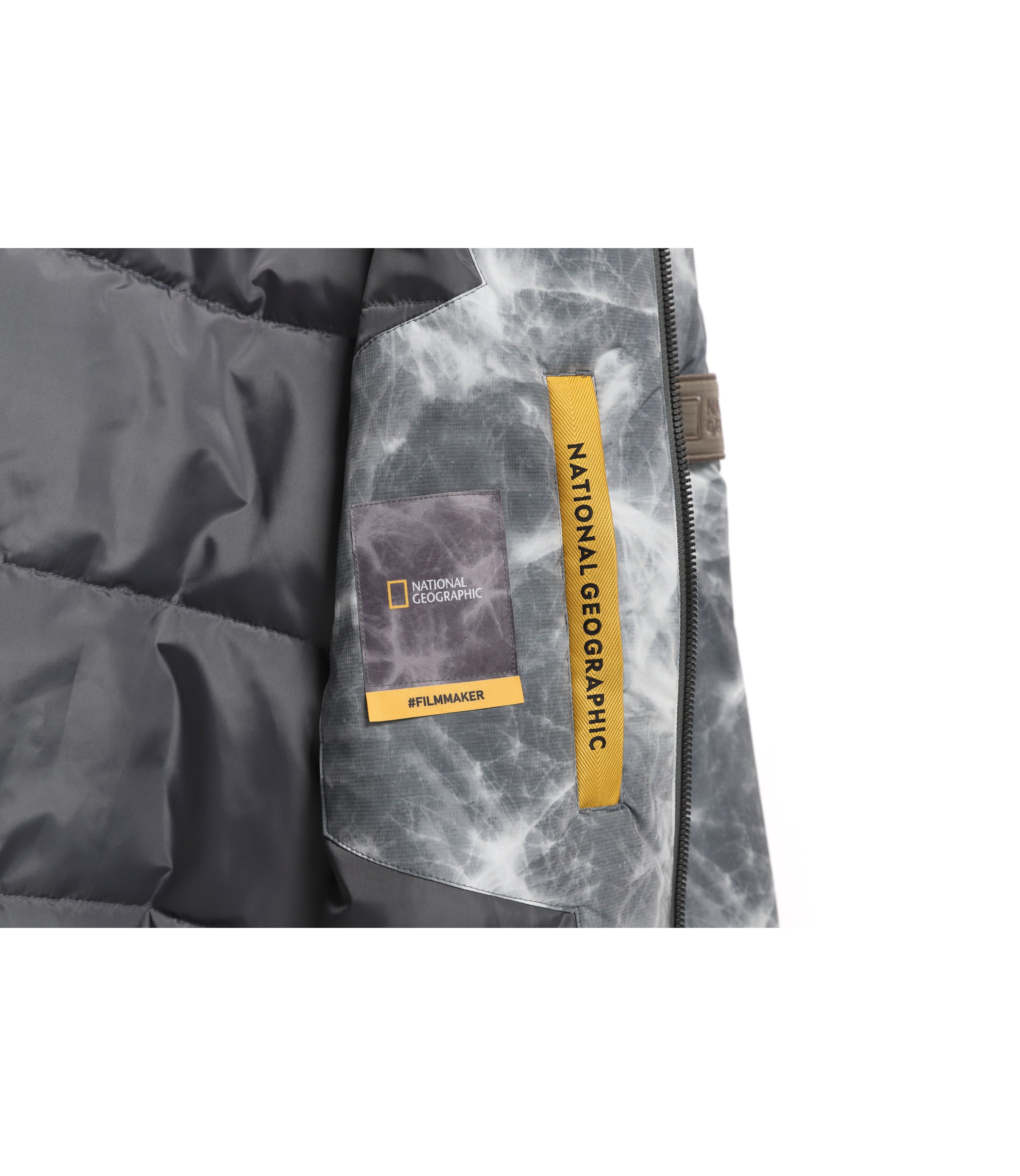 Unisex FILMMAKER Mountainous Quilted Jacket<br>D/GREY