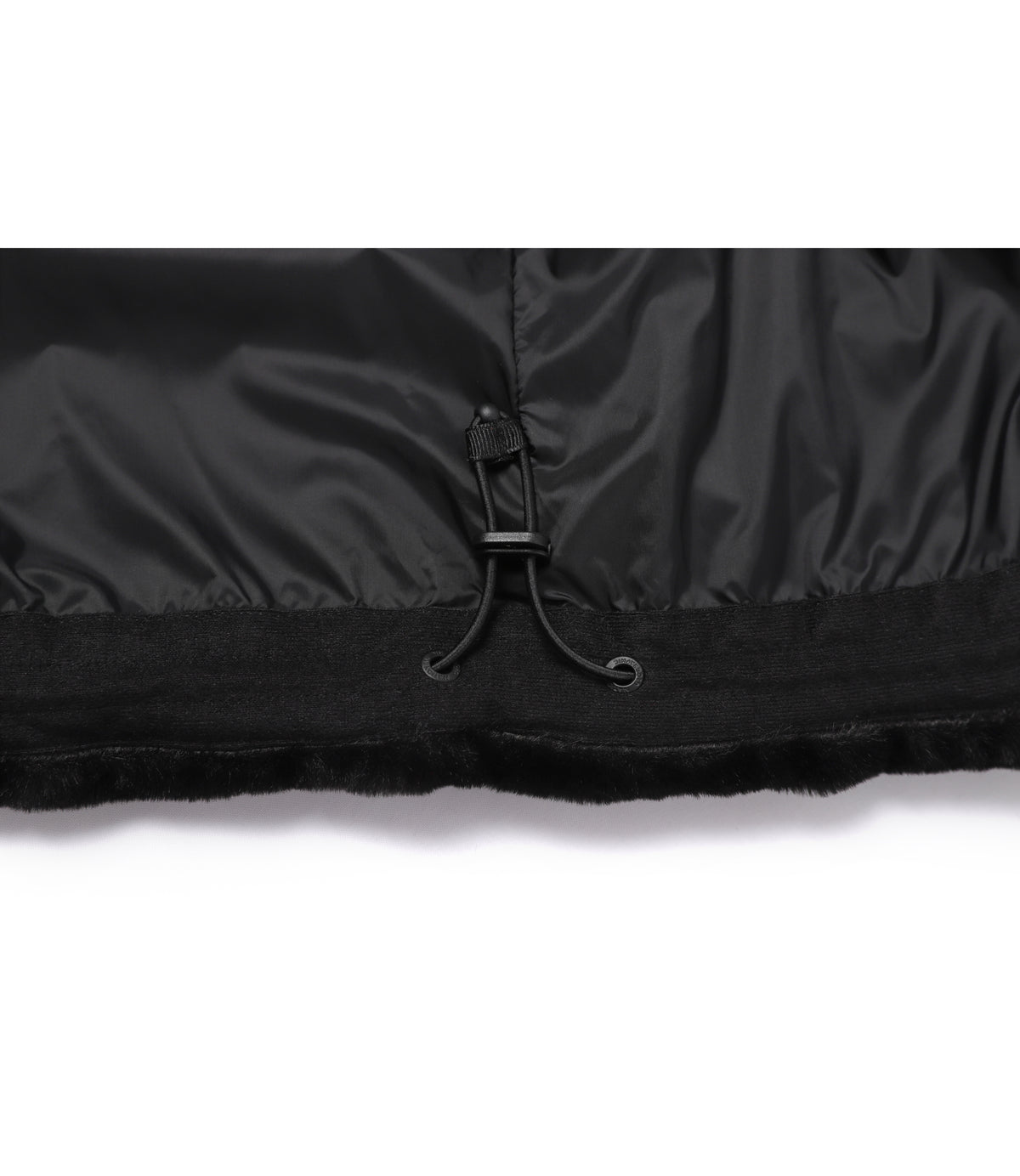 Women's Dipper Hooded Faux-Fur Jacket<br>BLACK