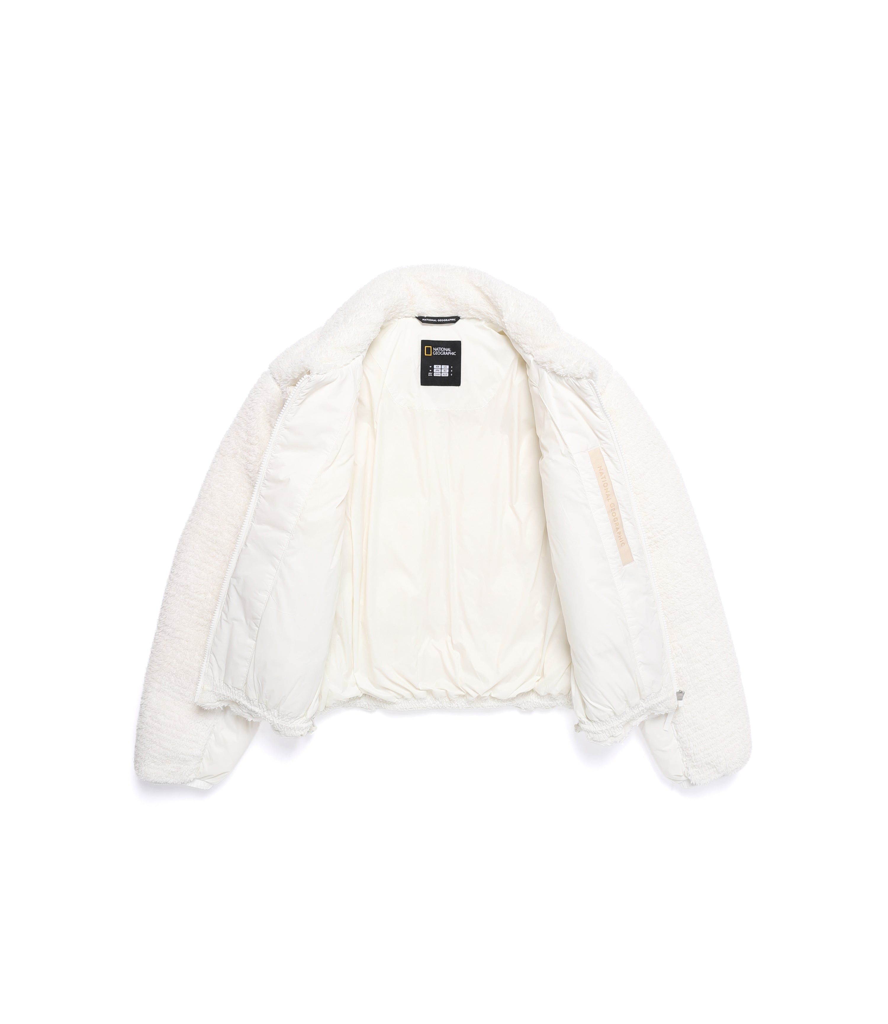 Women's Eco Fur Hybrid Jumper<br>O/WHITE
