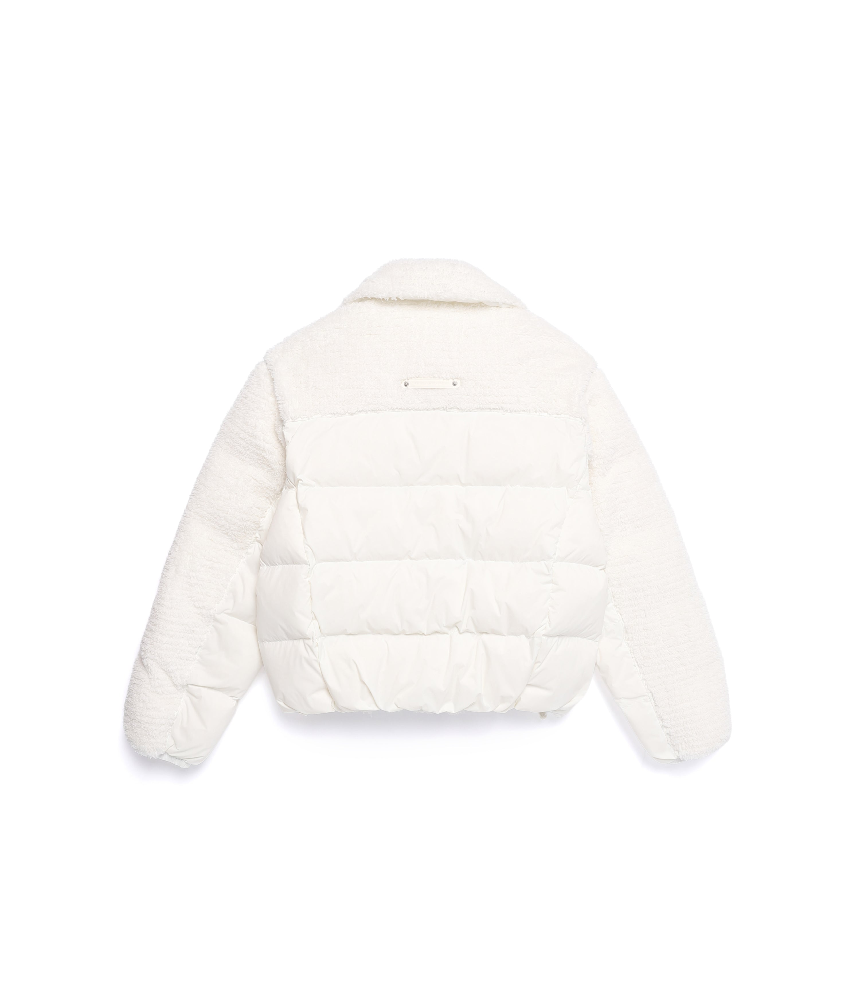 Women's Eco Fur Hybrid Jumper<br>O/WHITE