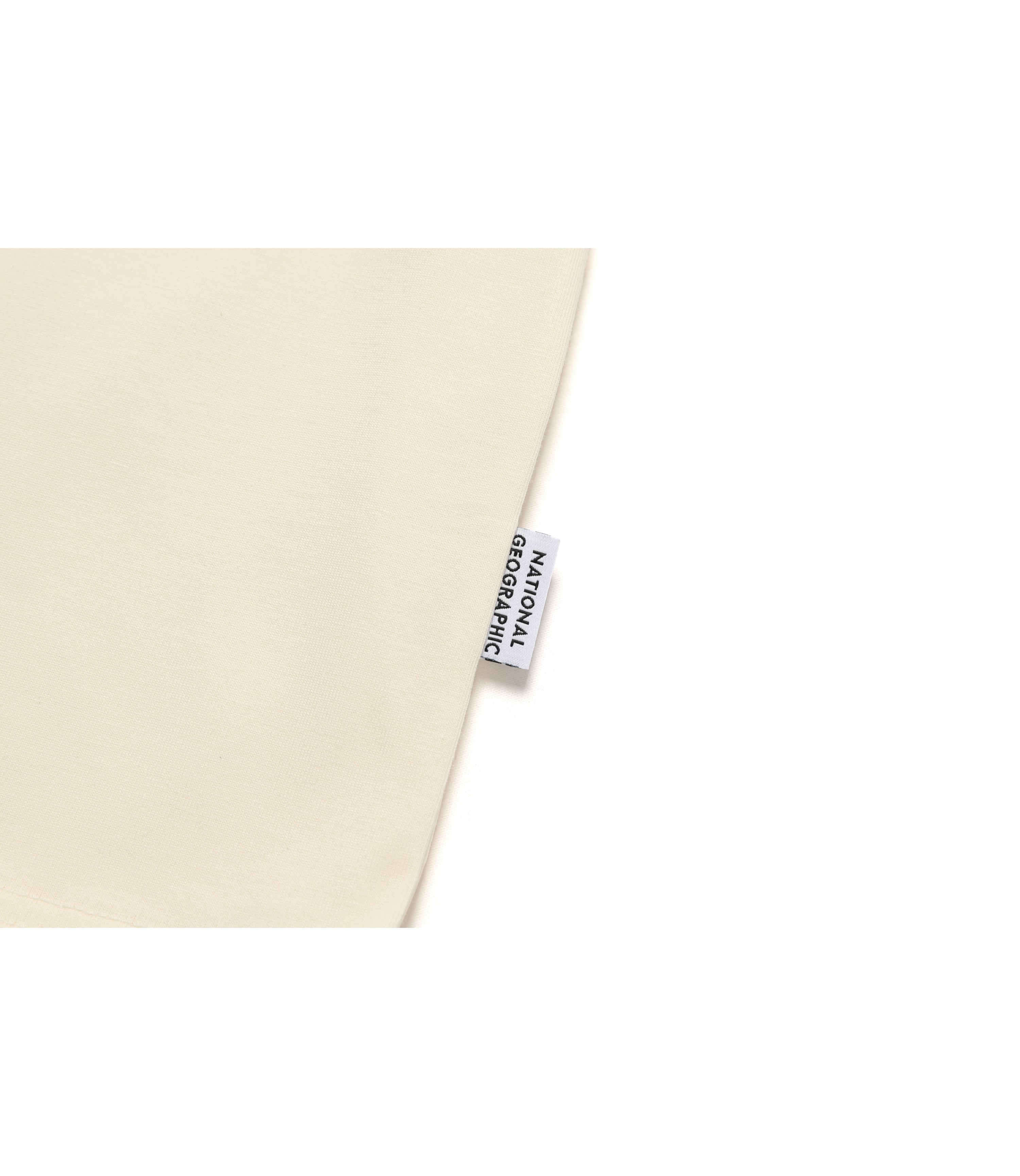 Women's Woven Graphic Short Sleeve Tee<br>CRYSTAL BEIGE