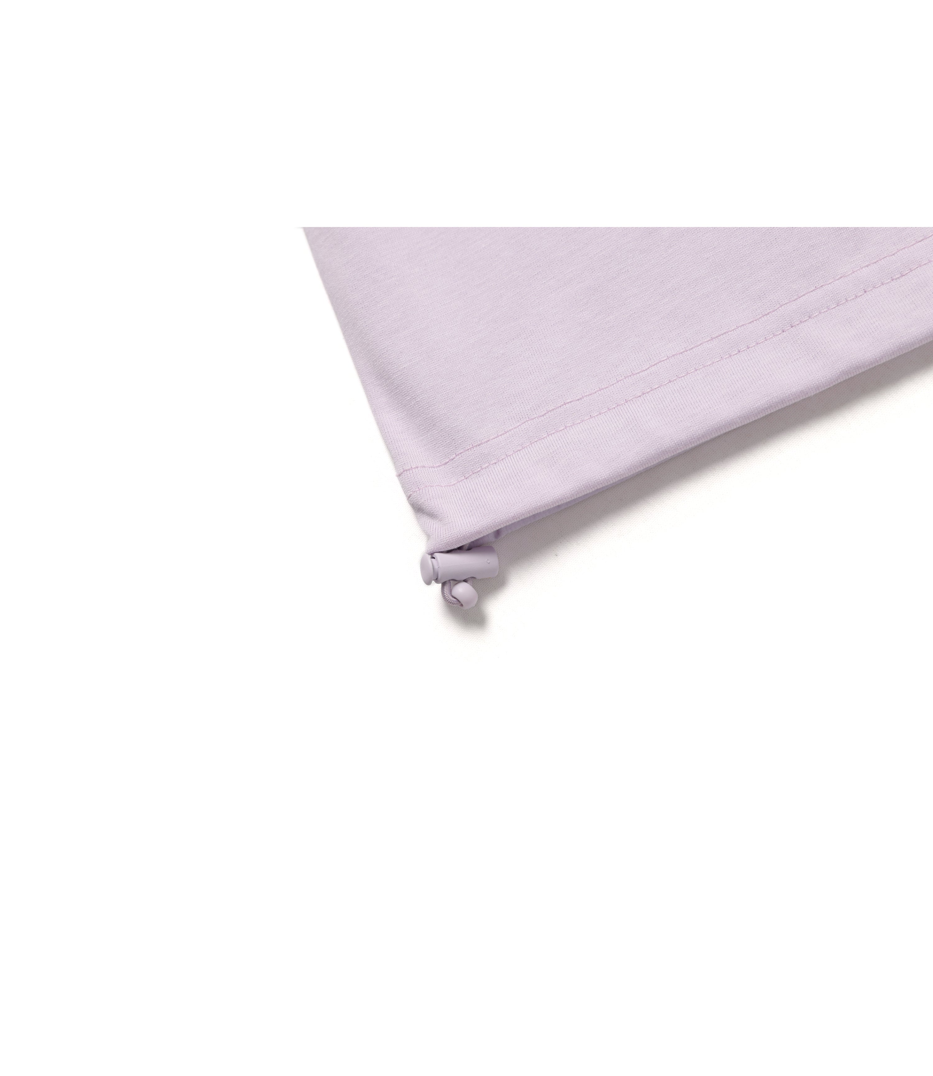 Women's Woven Graphic Short Sleeve Tee<br>LAVENDER