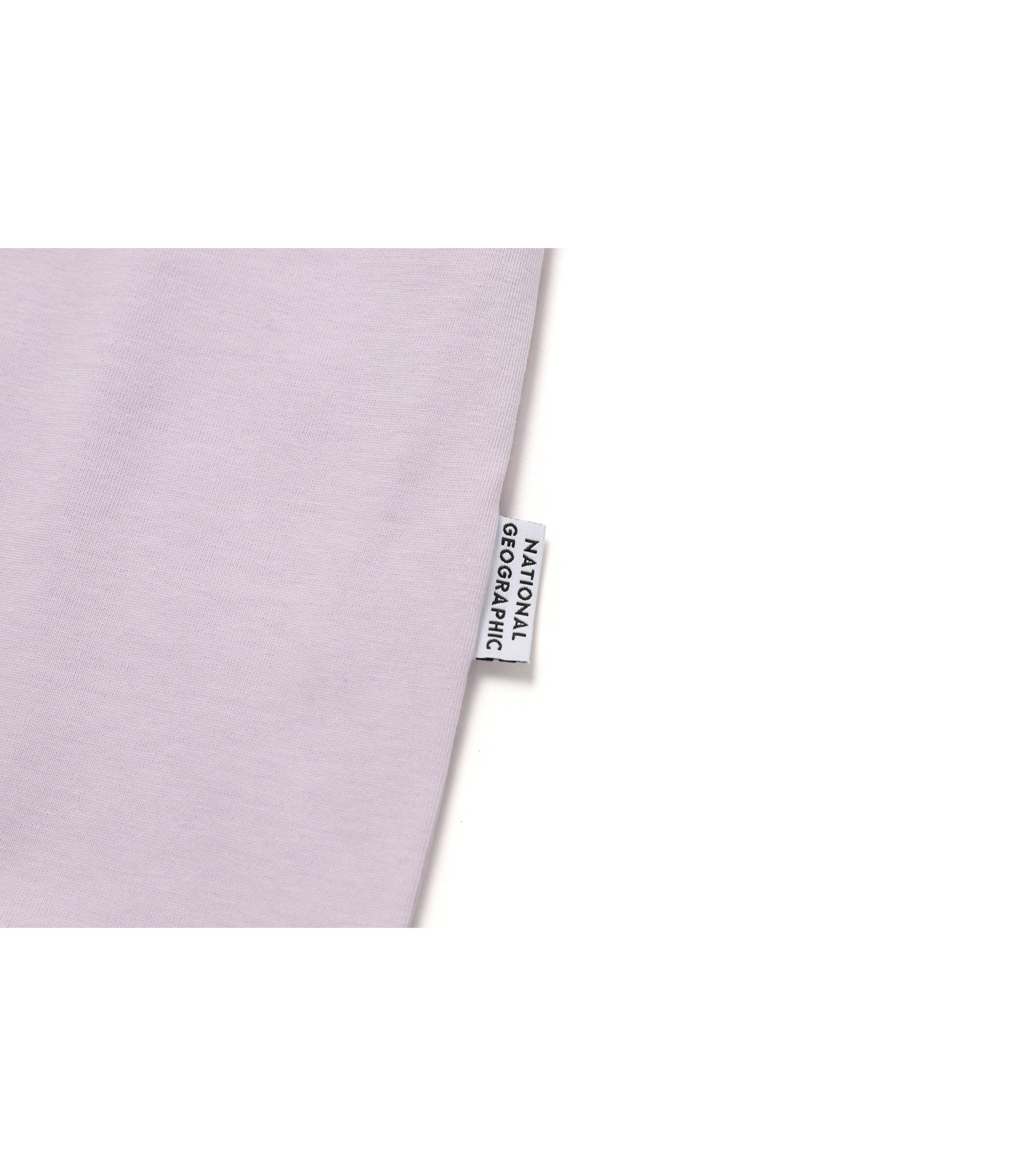 Women's Woven Graphic Short Sleeve Tee<br>LAVENDER