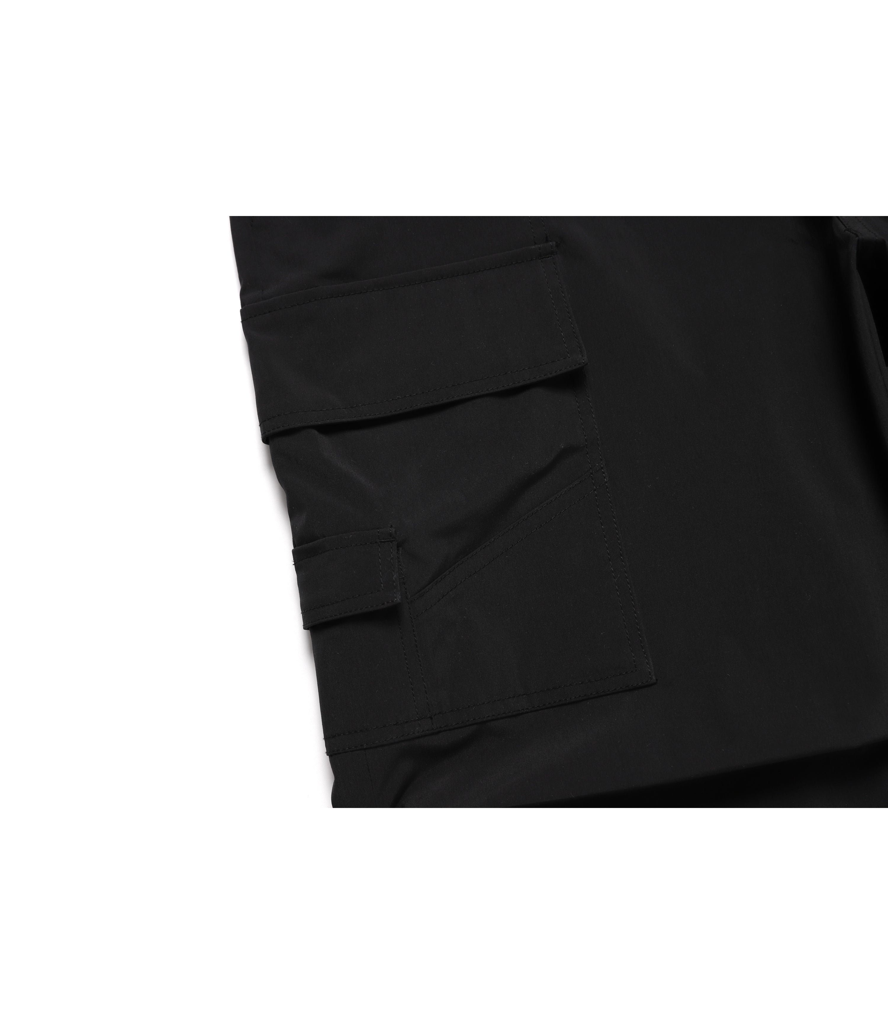 Men's NRN Cargo Wide Pants<br>CARBON BLACK