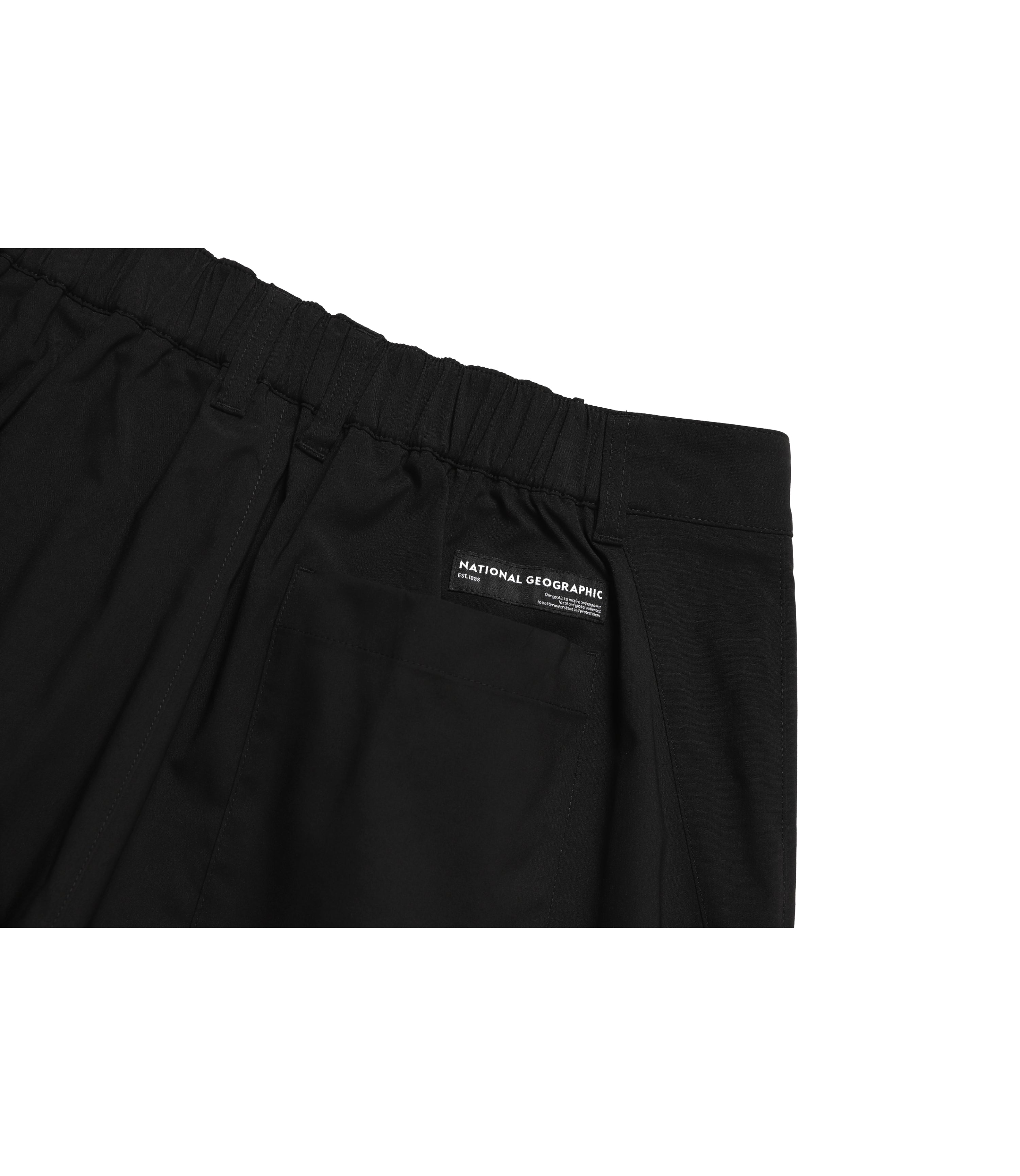 Men's Wide Bermuda Shorts<br>CARBON BLACK