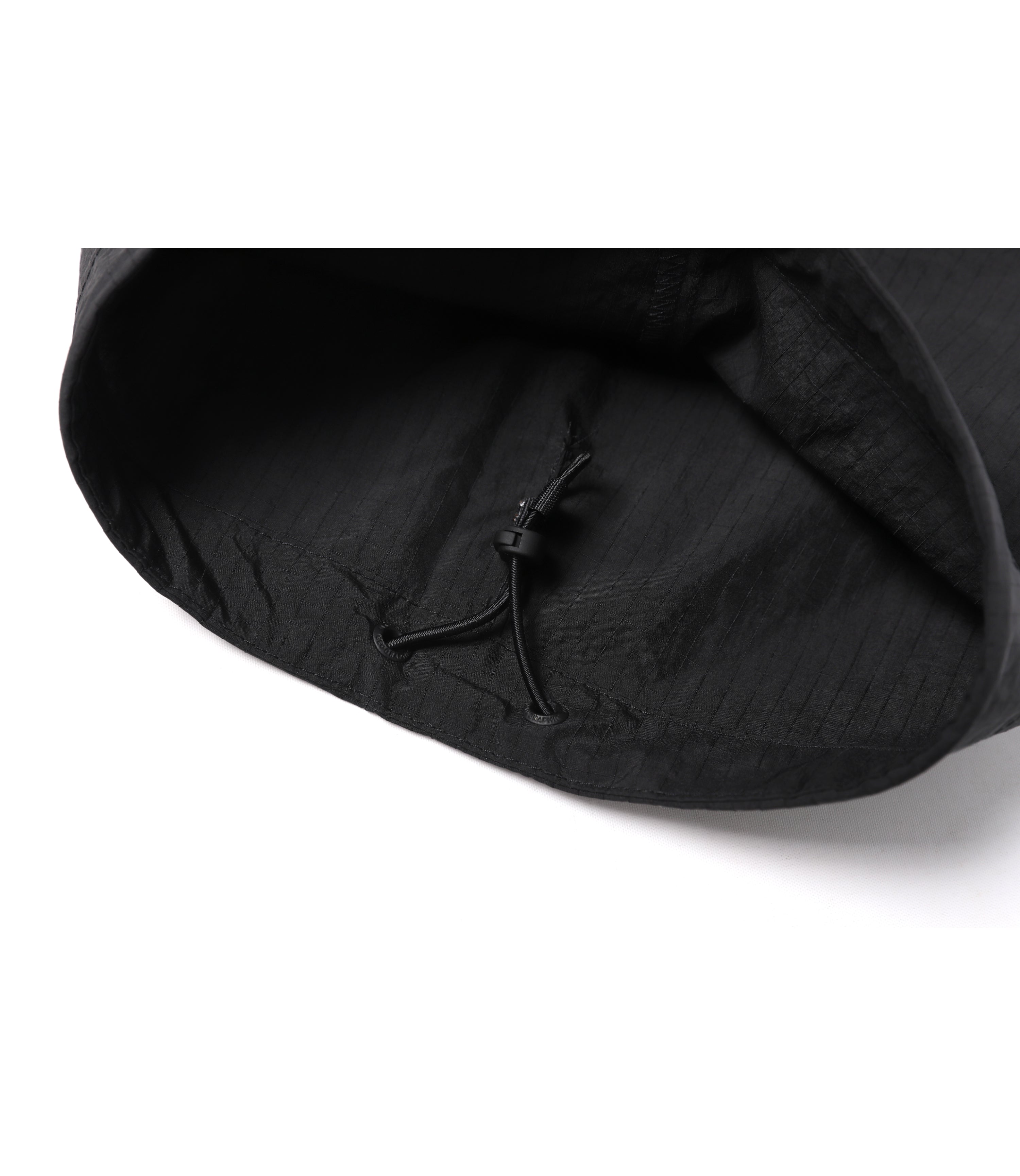 Unisex NRN Shirring Woven Set Up Straight Pants<br>CARBON BLACK