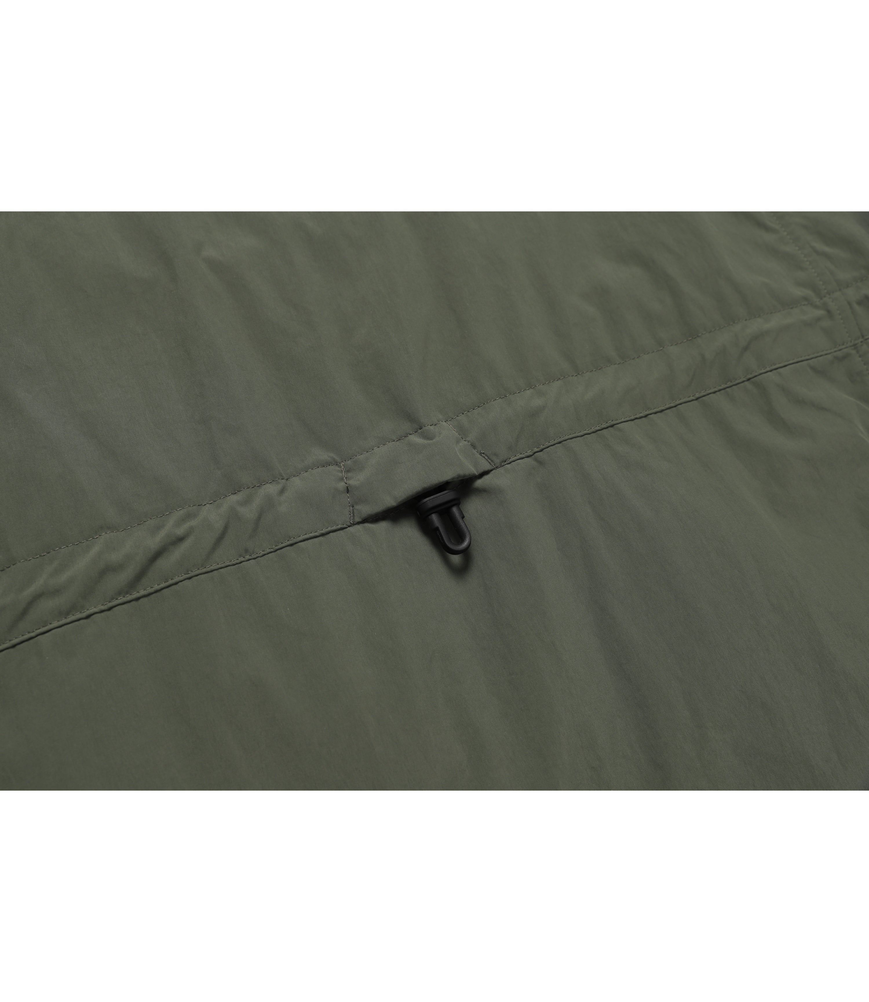 Unisex NRN VAQUITA 3D Pocket Anorak Hoodie<br>KHAKI