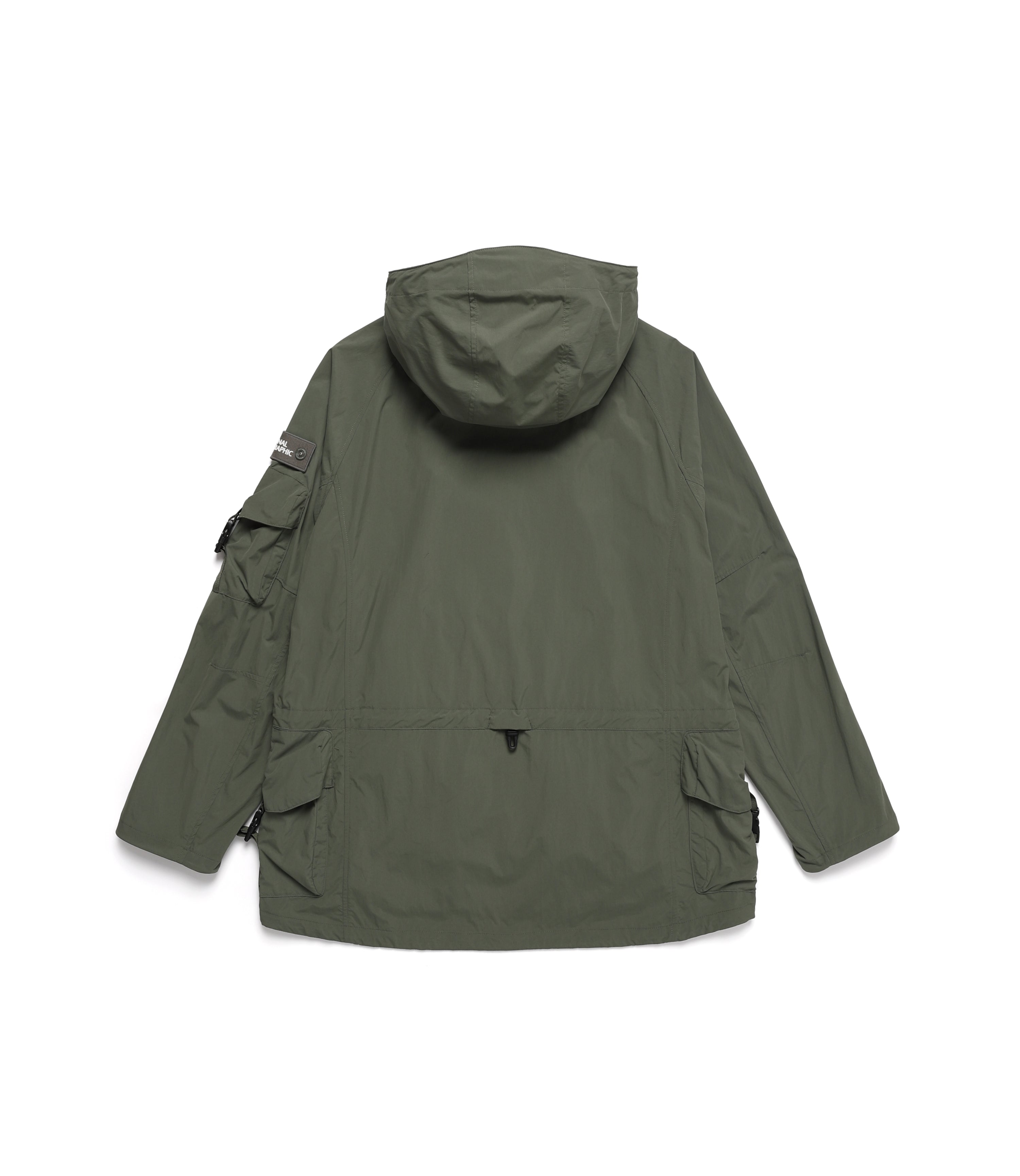 Unisex NRN VAQUITA 3D Pocket Anorak Hoodie<br>KHAKI