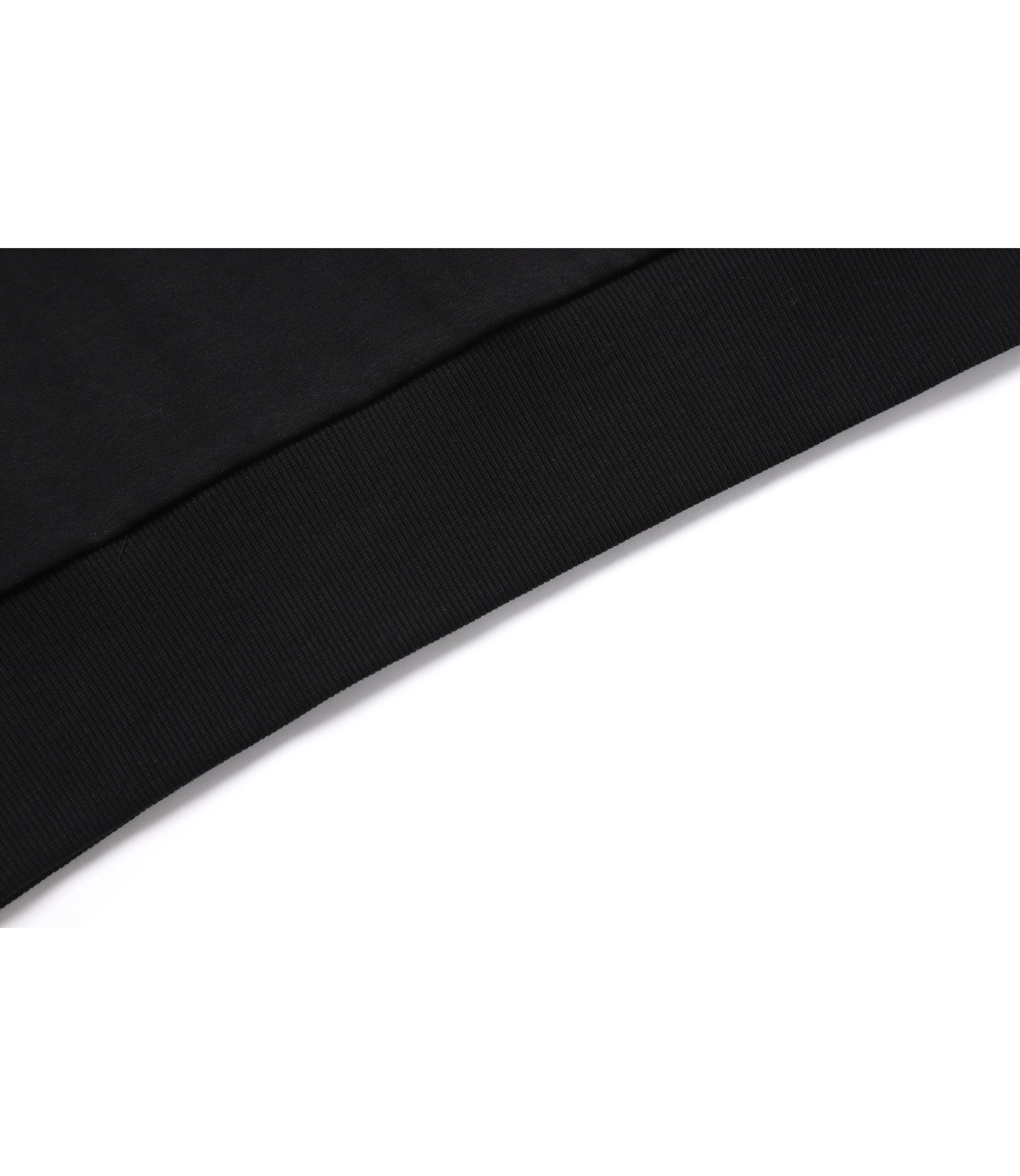 Unisex Animal Wappen Semi Over Fit Sweatshirt<br>CARBON BLACK