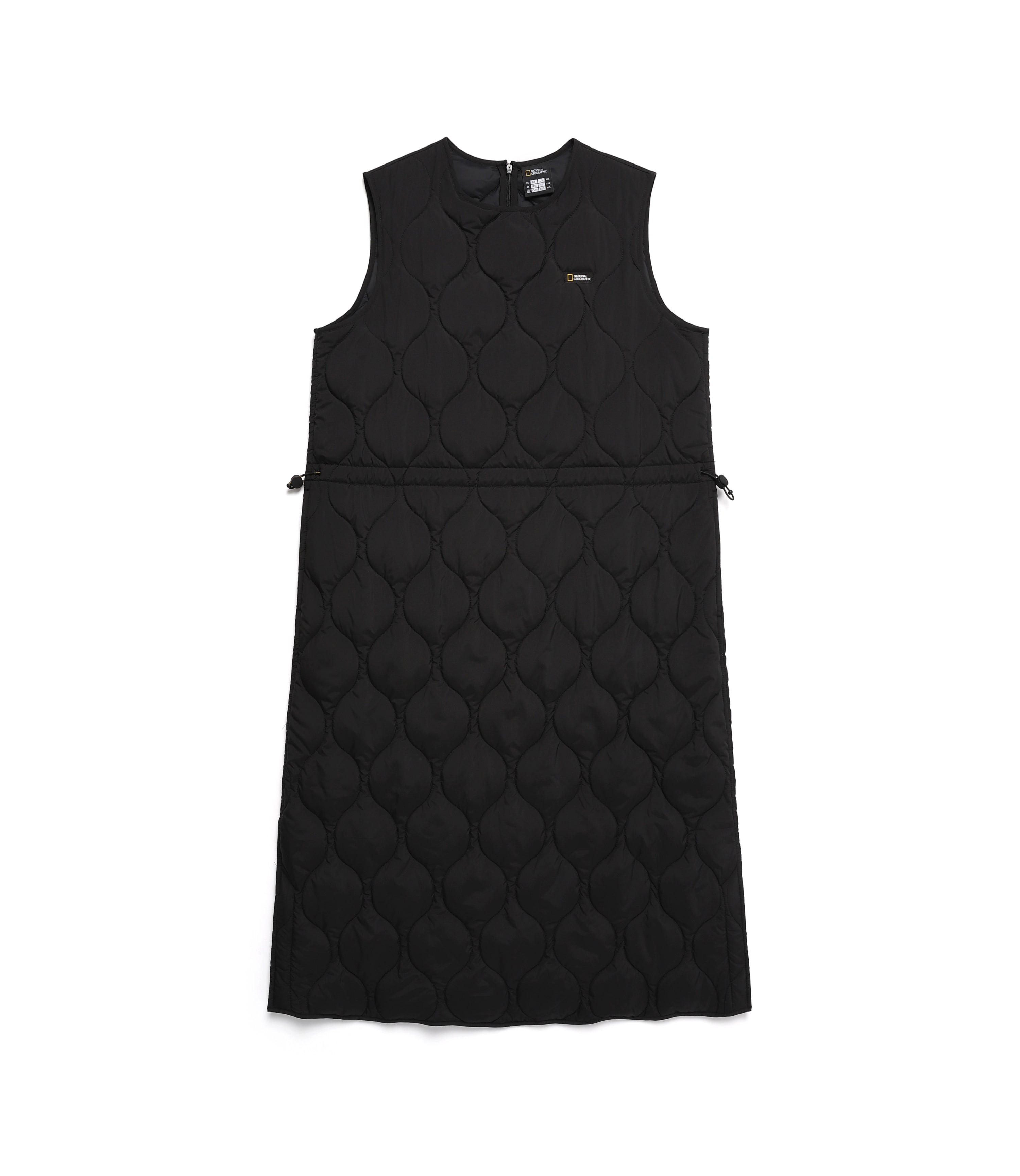 Women's ELK Padded Long Dress<br>CARBON BLACK