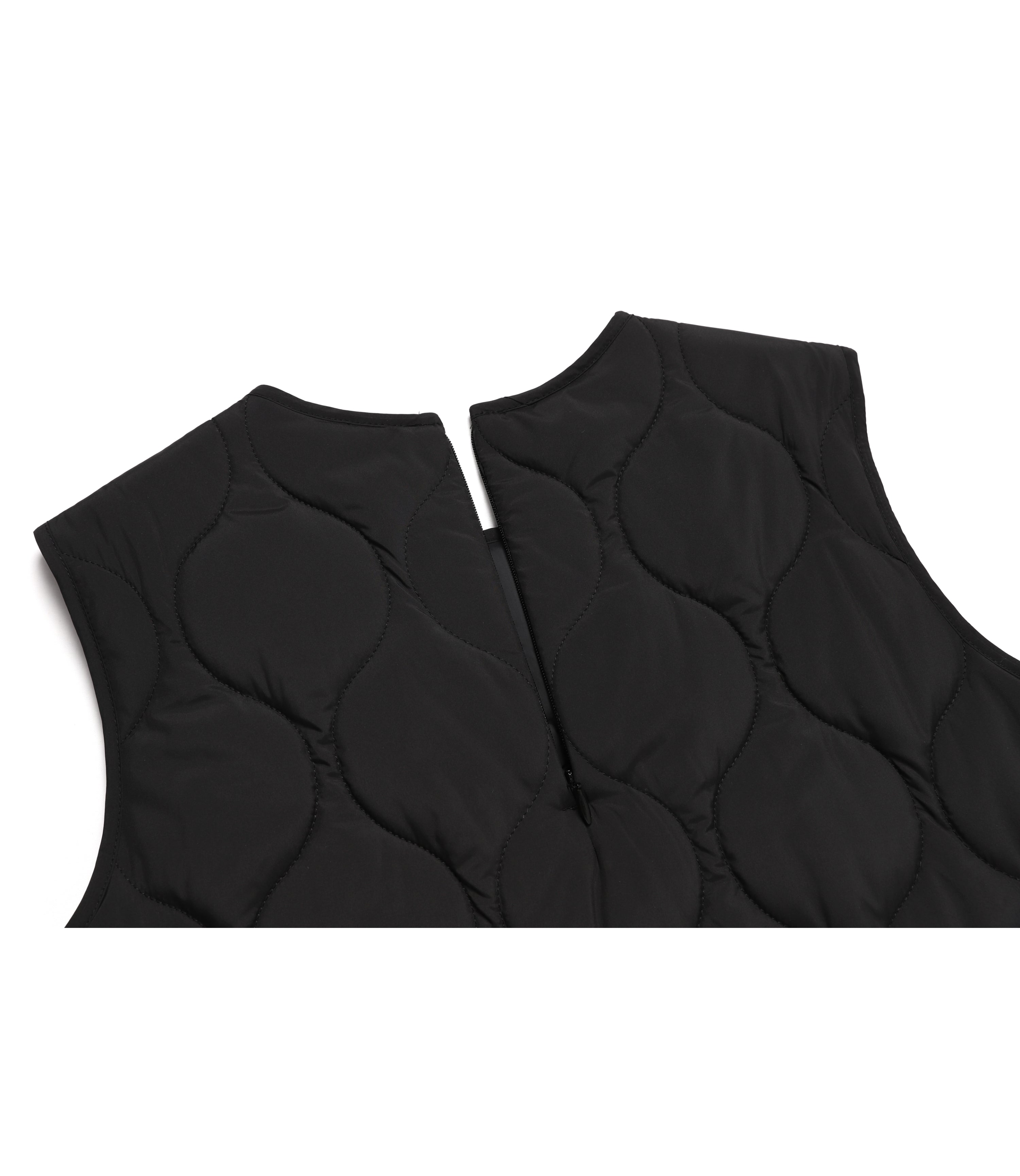 Women's ELK Padded Long Dress<br>CARBON BLACK