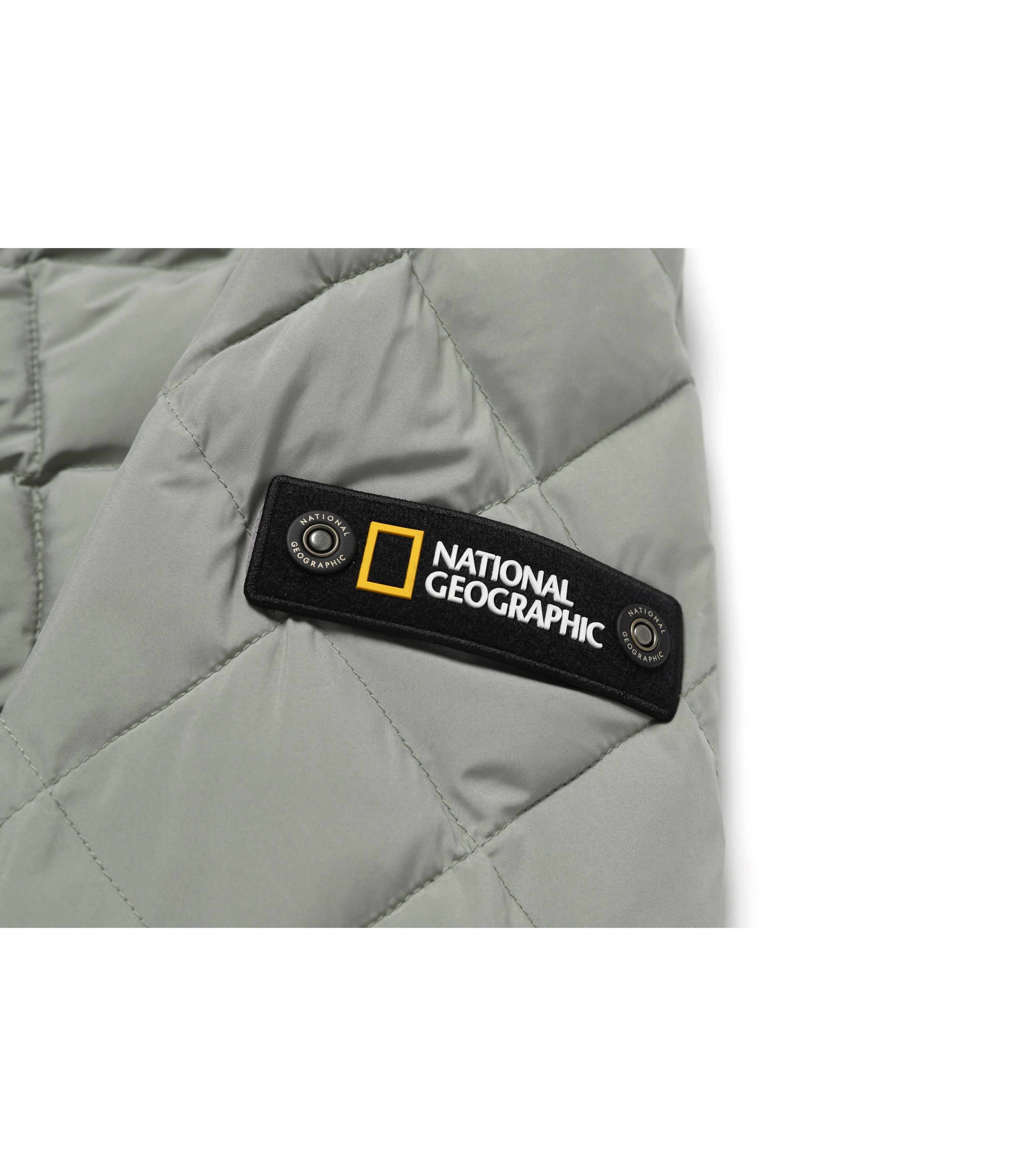 Women's ELK Collar Cropped Padded Jacket<br>LIGHT JADE