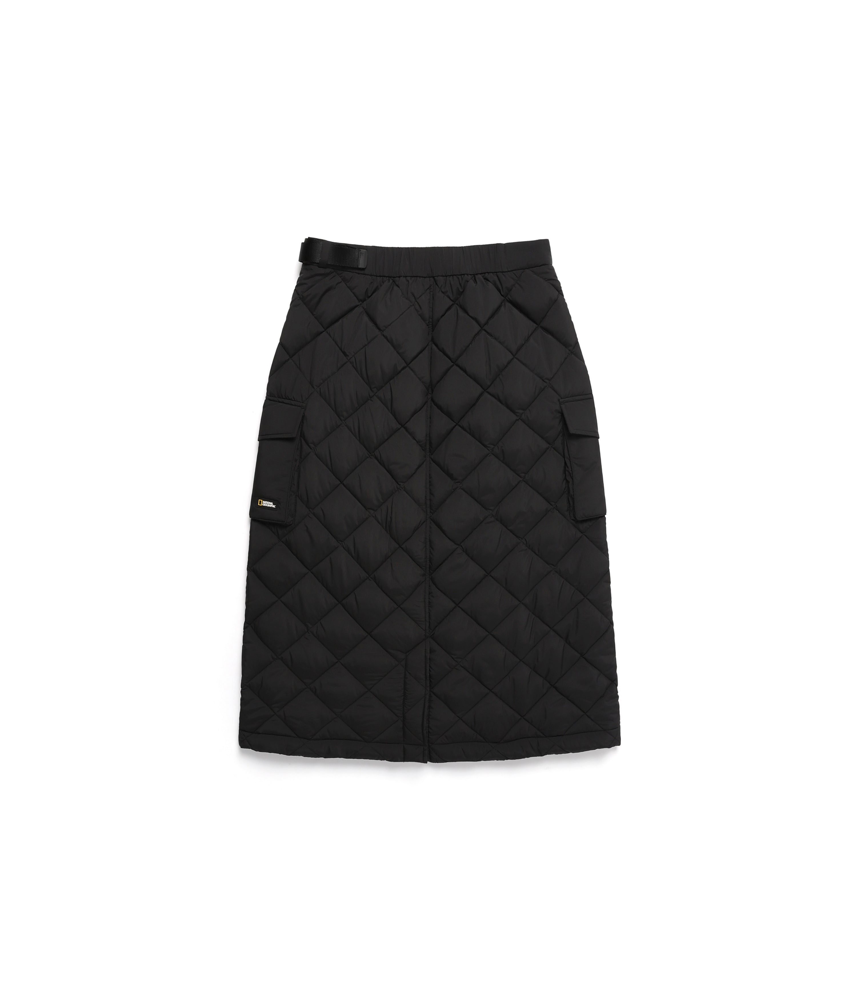 Women's ELK Padded Long Skirt<br>CARBON BLACK