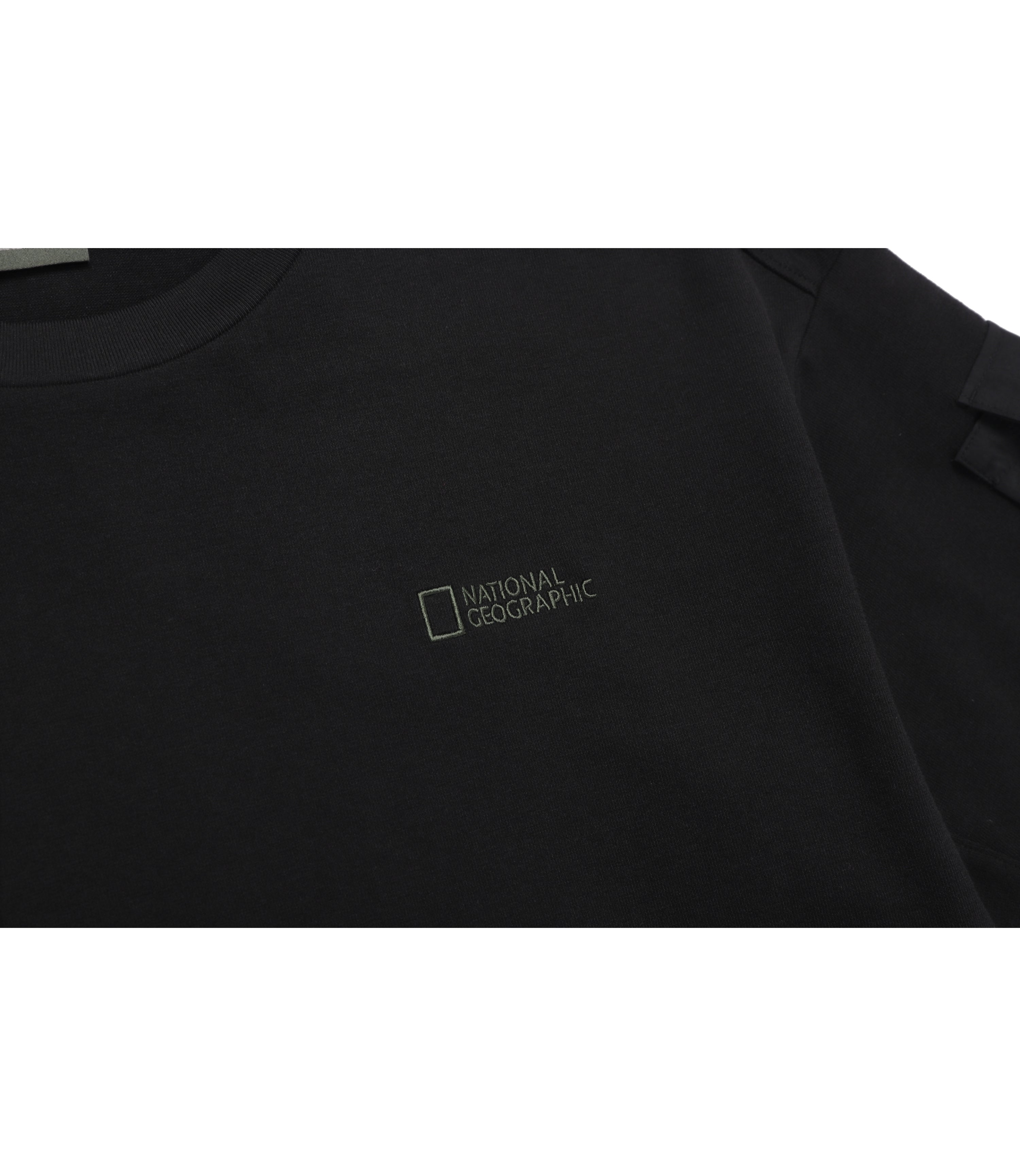 Men's NRN Utility Sleeve-Pocket Short Sleeve Tee<br>BLACK