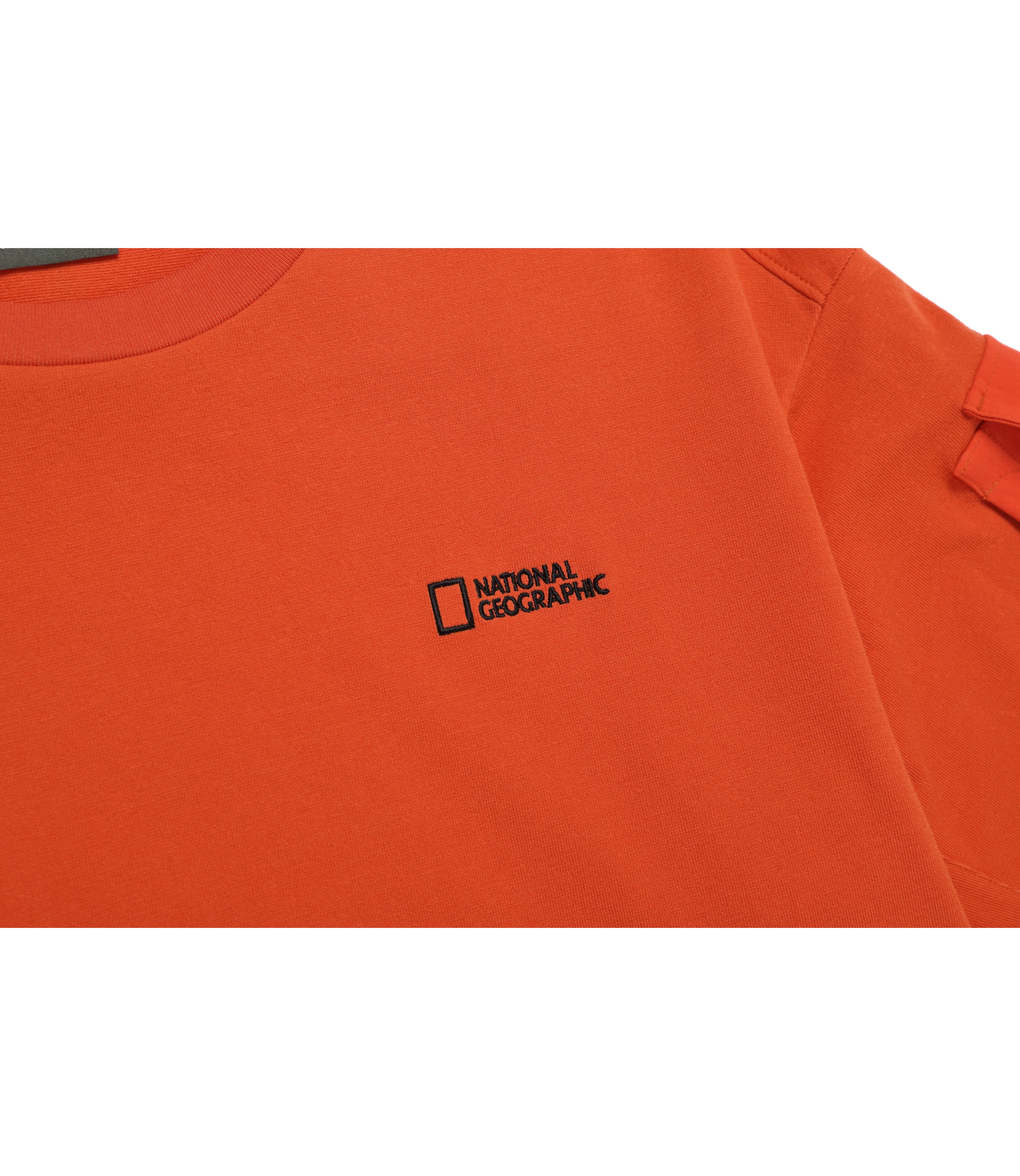 Men's NRN Utility Sleeve-Pocket Short Sleeve Tee<br>L/ORANGE