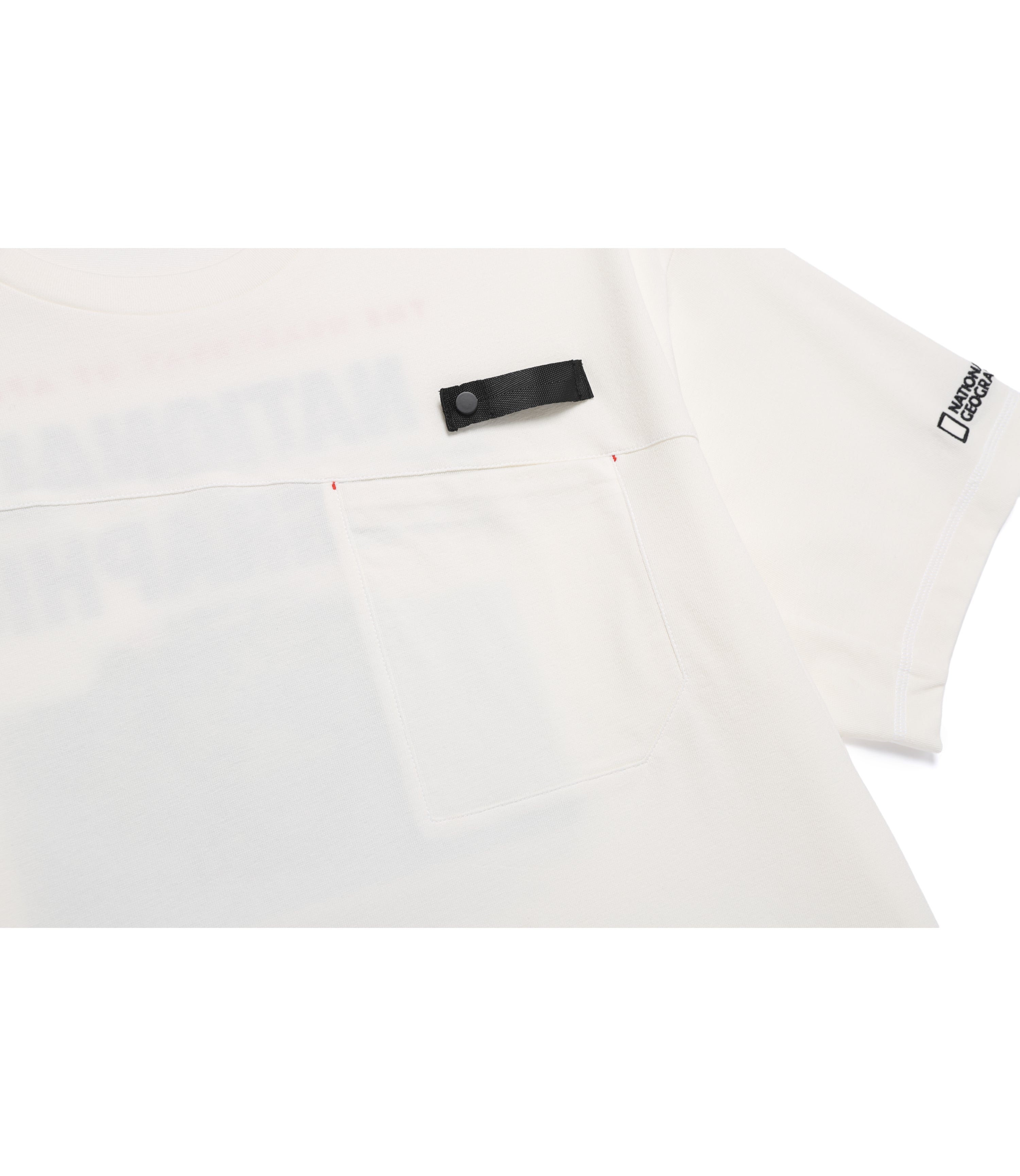 Mens NRN Nature Cooling Graphic Semi-Overfit Tee<br>O/WHITE