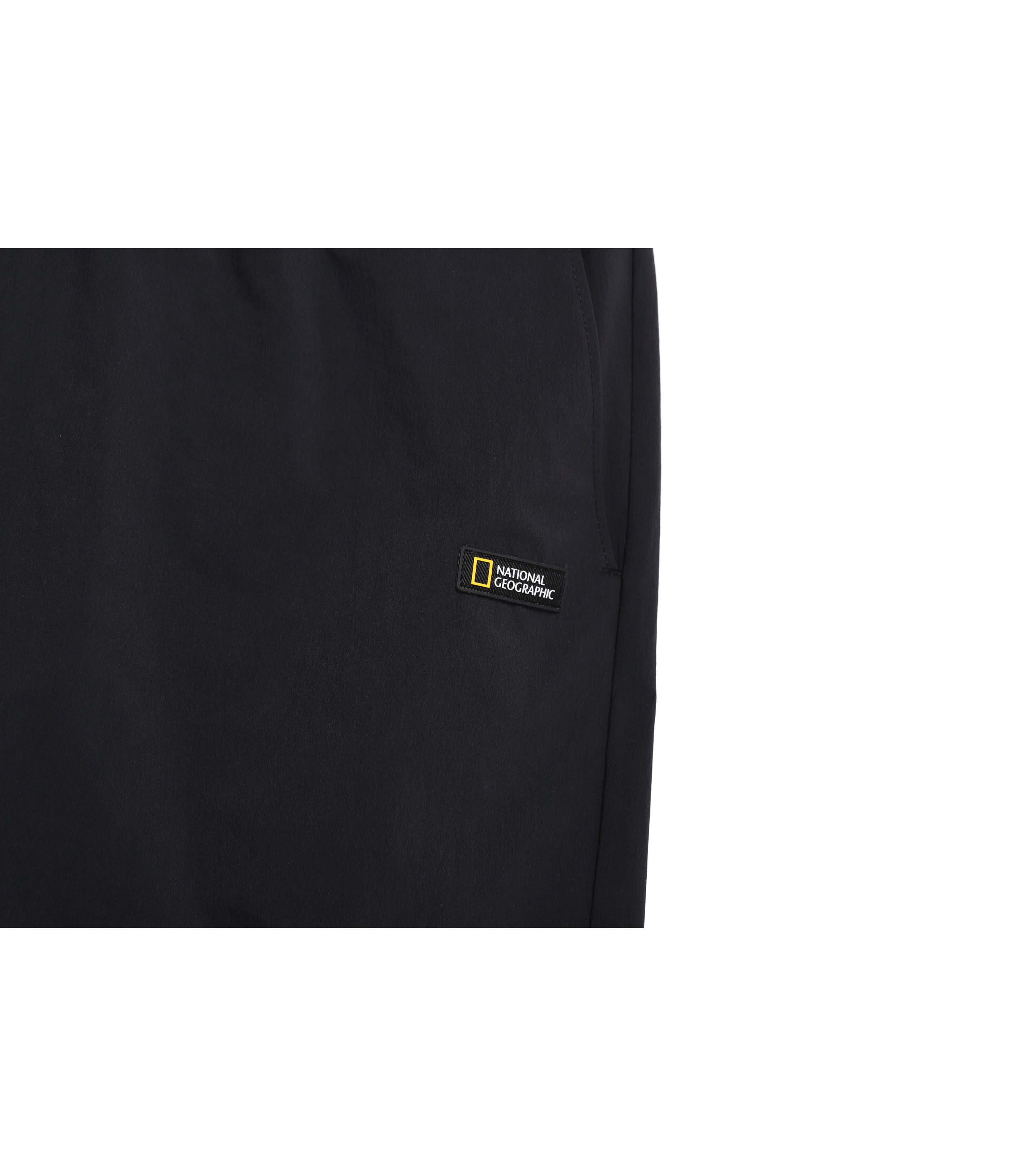 Unisex ADELIE Lightweight Woven Stretch Shorts<br>CARBON BLACK