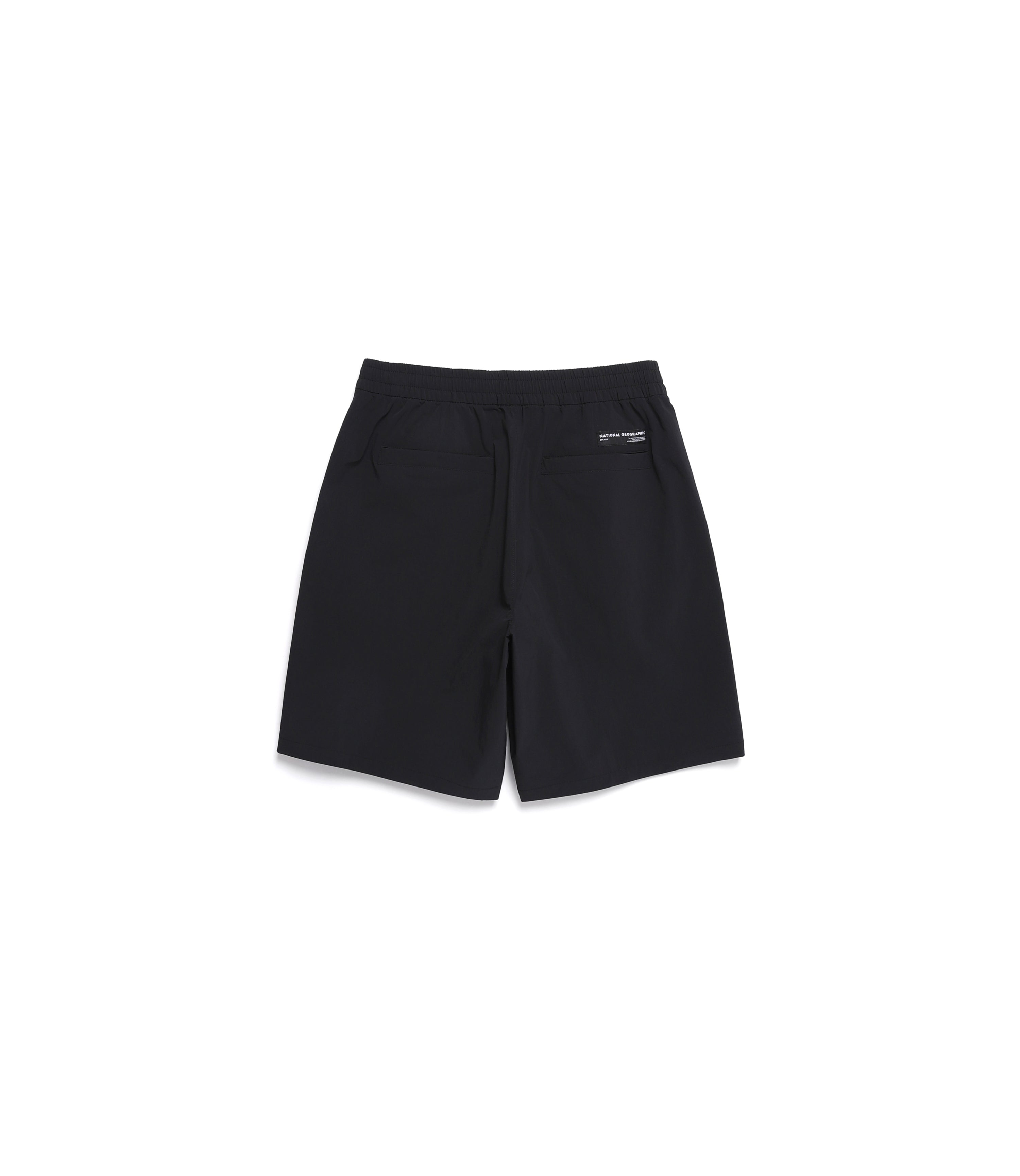 Unisex ADELIE Lightweight Woven Stretch Shorts<br>CARBON BLACK