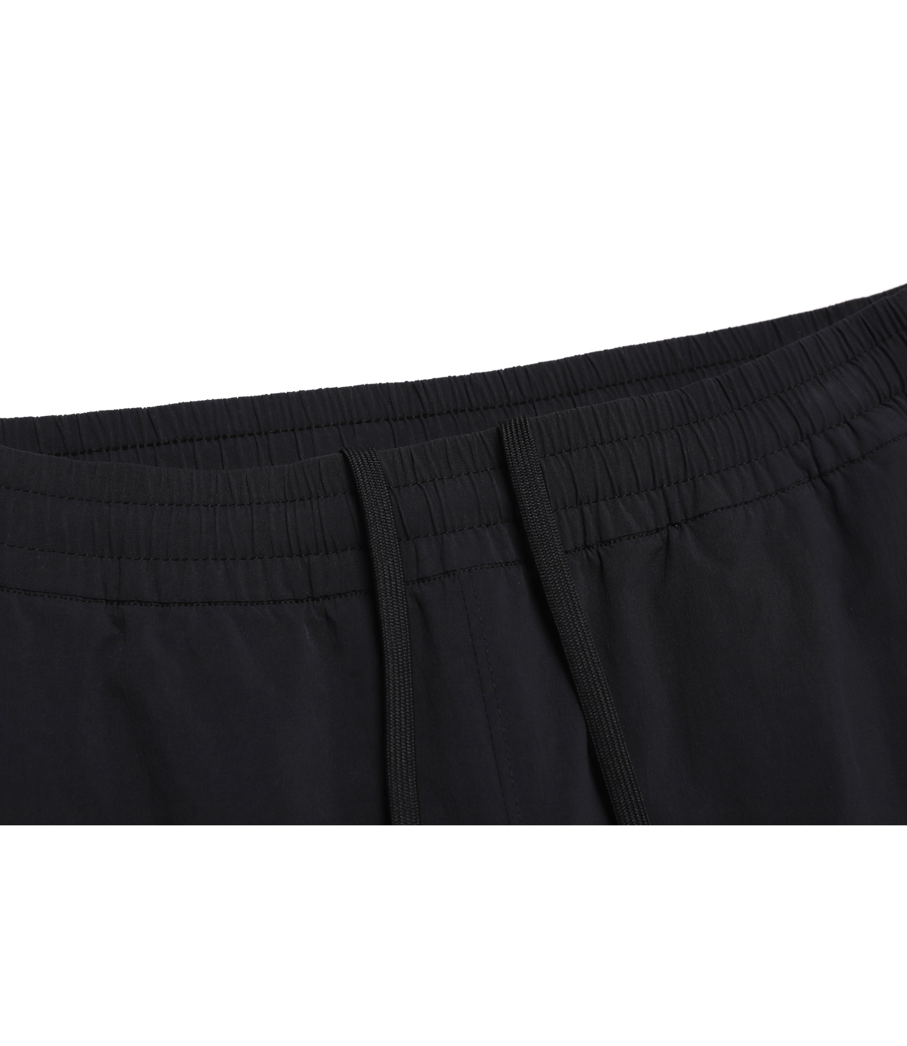 Unisex ADELIE Lightweight Woven Stretch Relaxed Fit Pants<br>CARBON BLACK