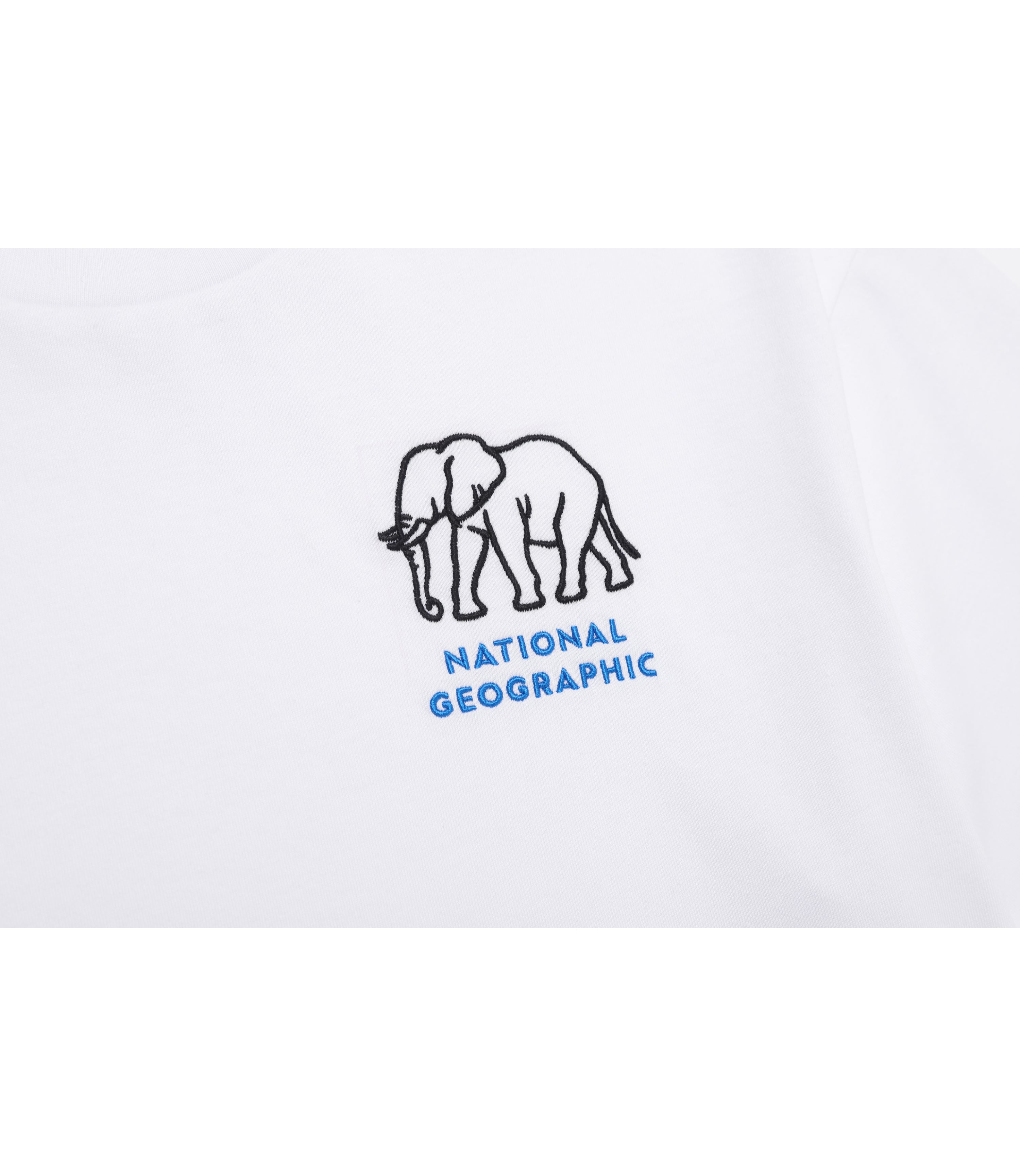 Unisex RATEL Regen Animal Silhouette Graphic Short Sleeve Tee<br>WHITE