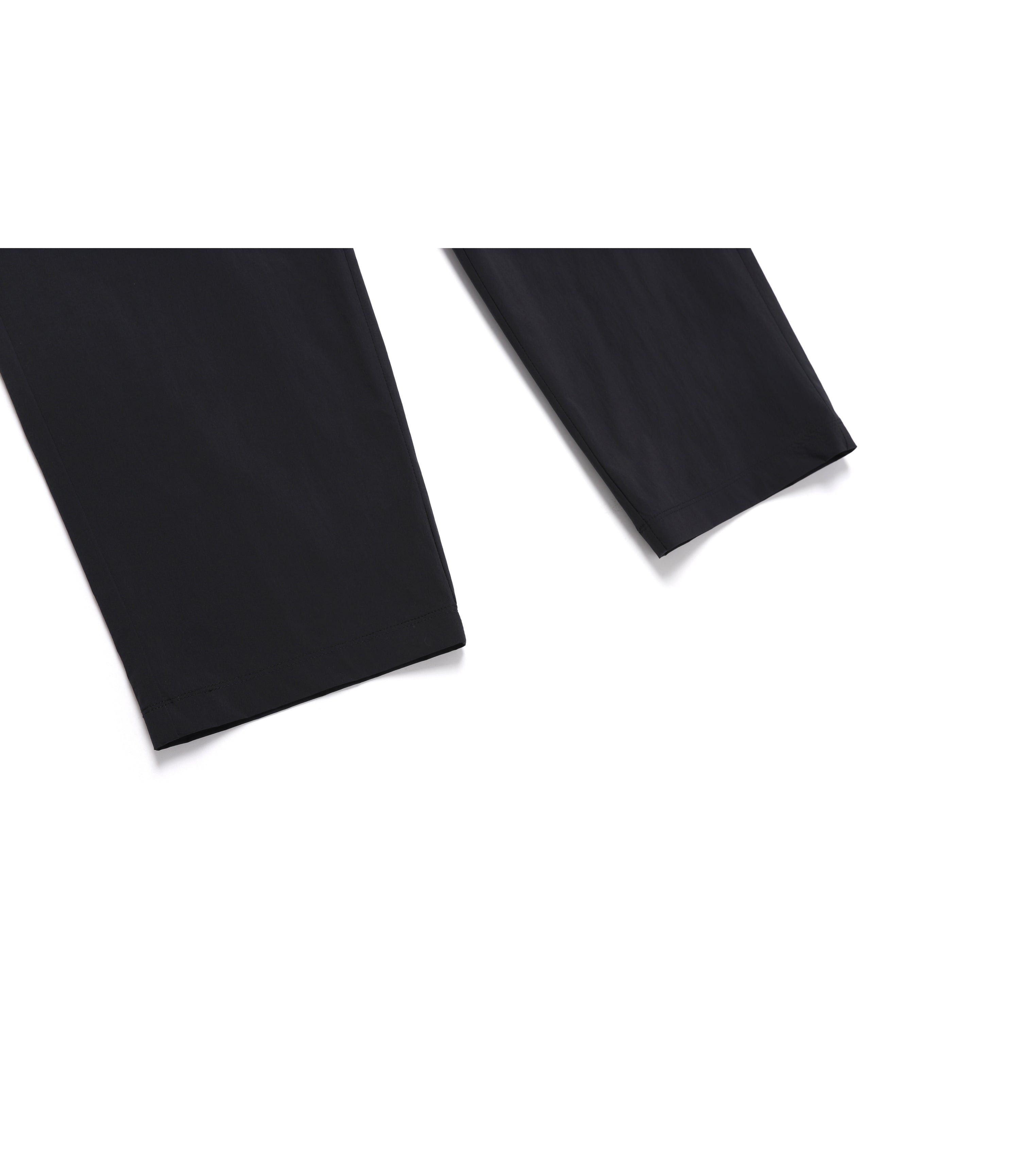 Unisex ADELIE Lightweight Woven Stretch Relaxed Fit Pants<br>CARBON BLACK