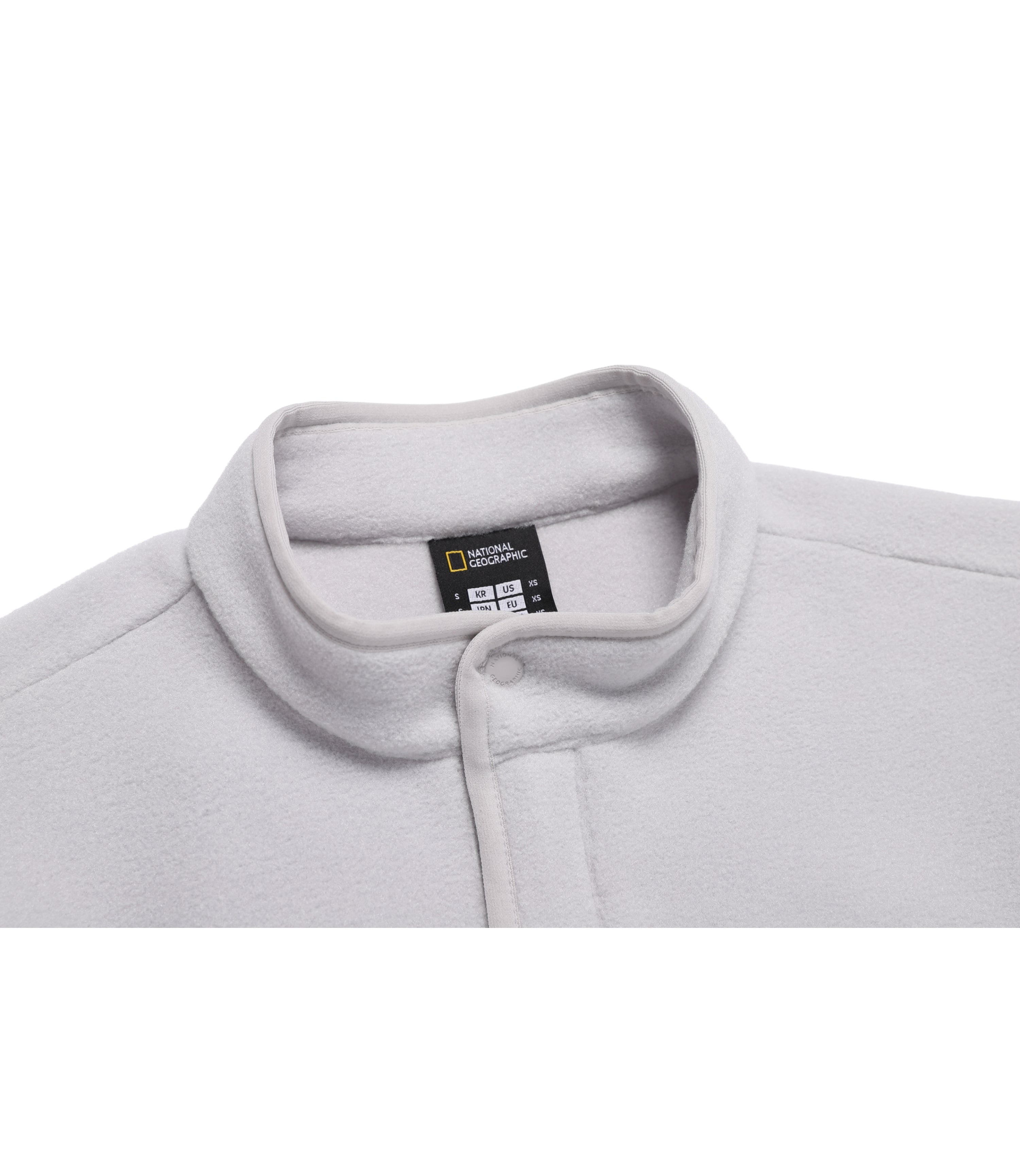 Unisex POLARTEC NAOS Half Zip-Up Sweatshirt<br>L/GREY
