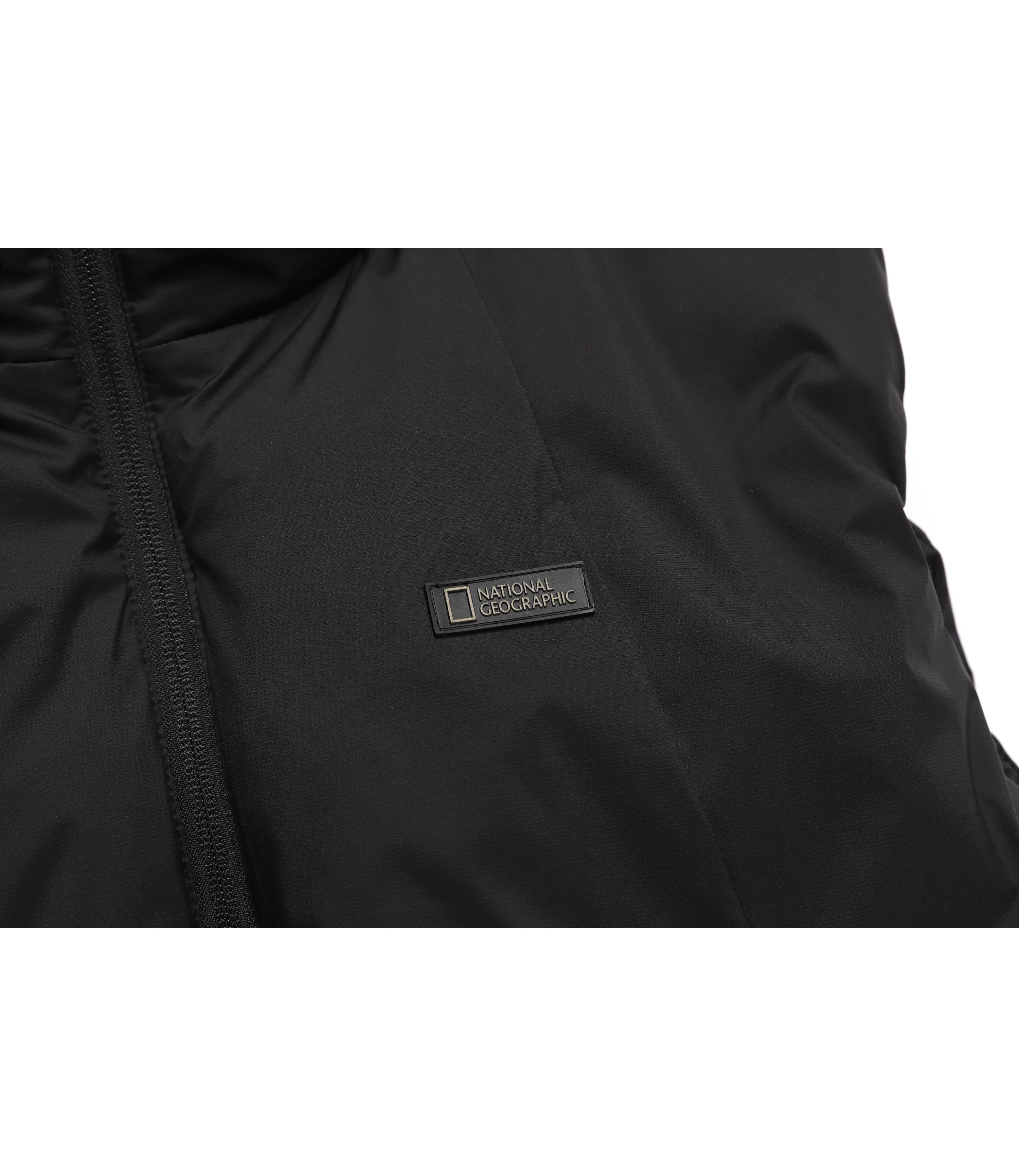 Men's Tornier High Neck Light Weight Goose Down Vest<br>CARBON BLACK