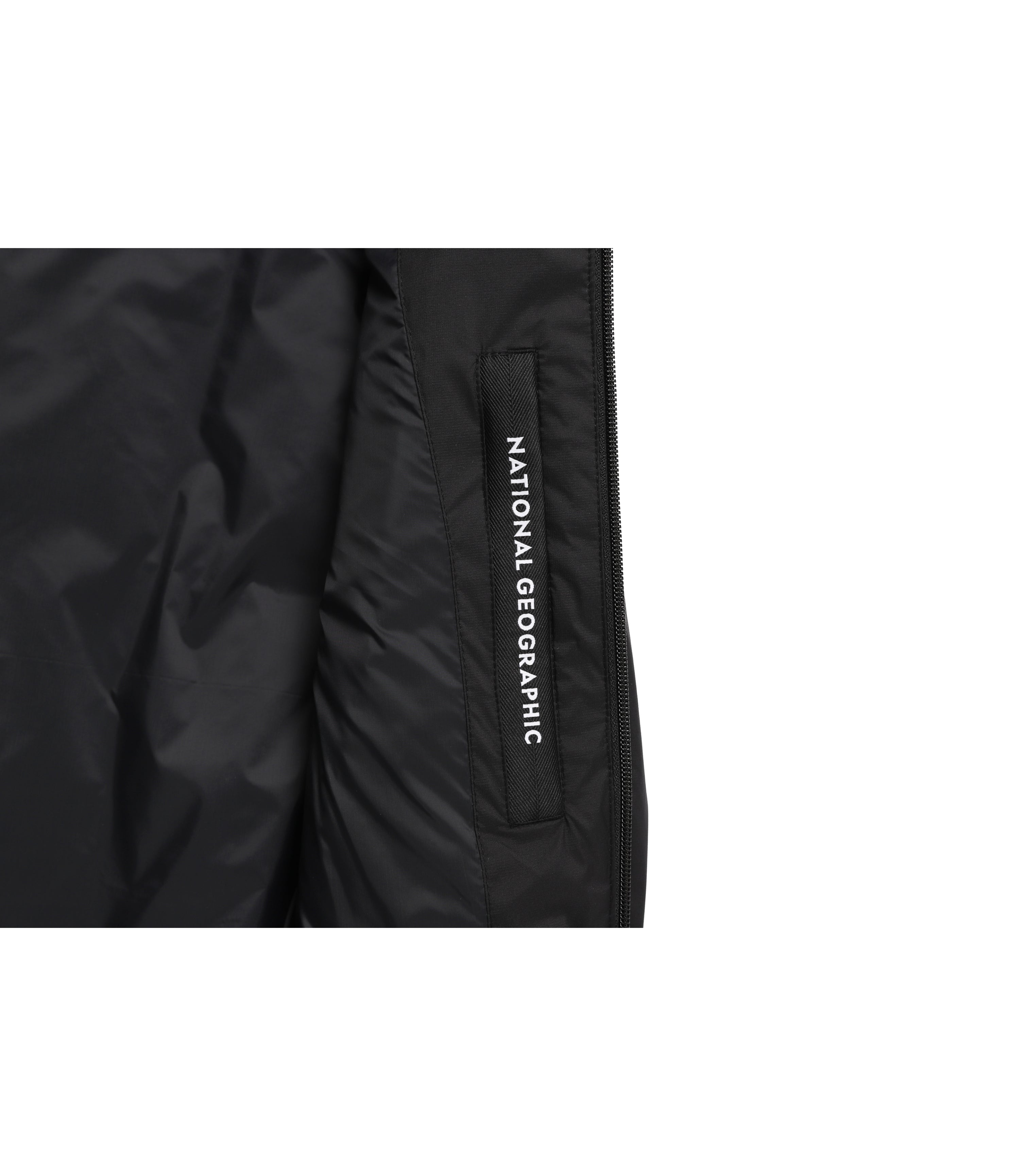 Men's Tornier High Neck Light Weight Goose Down Vest<br>CARBON BLACK