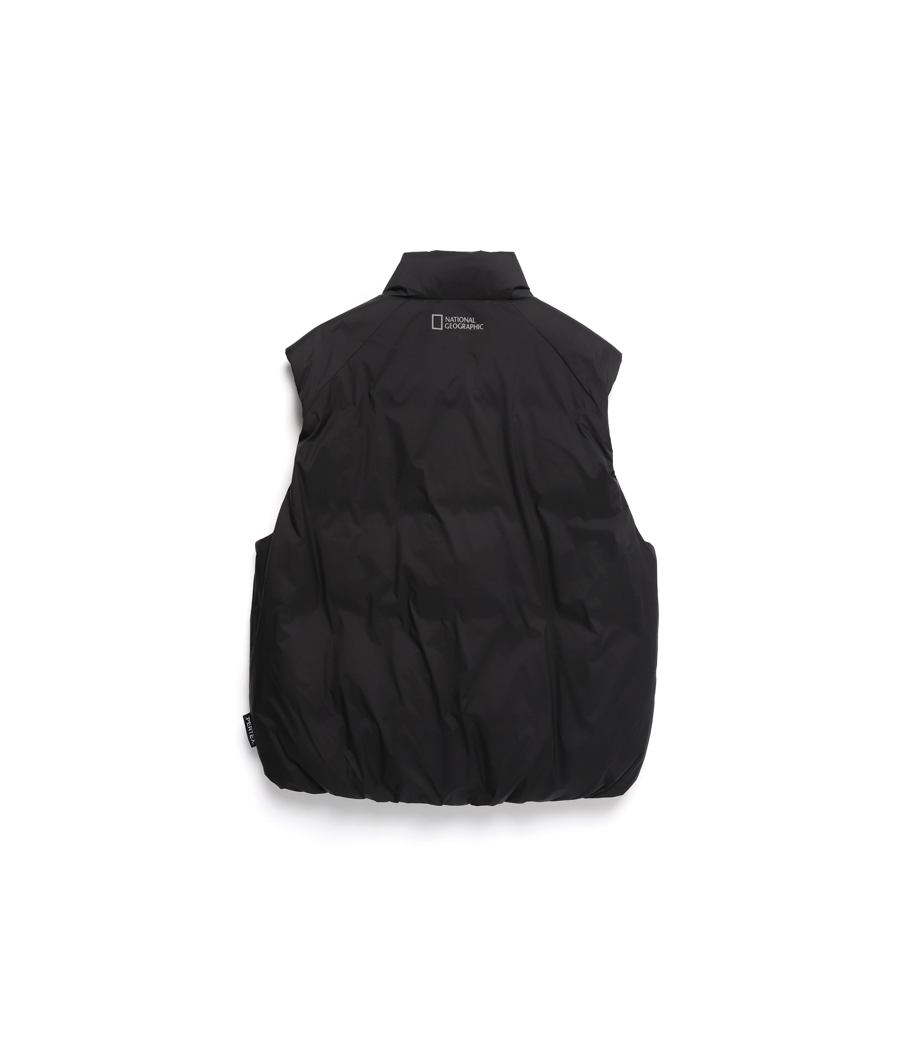 Men's Tornier High Neck Light Weight Goose Down Vest<br>CARBON BLACK