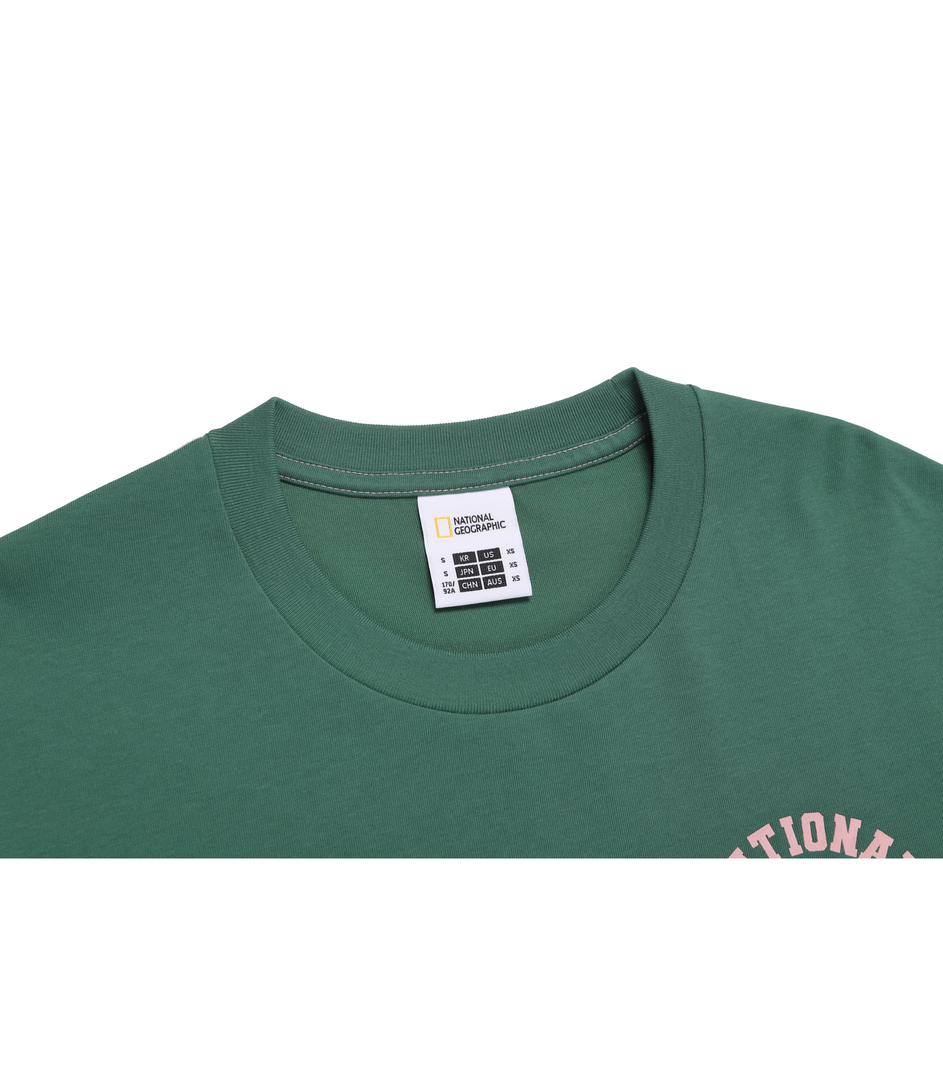Unisex RATEL Regen Animal Small Graphic Short Sleeve Tee<br>GREEN HILLS