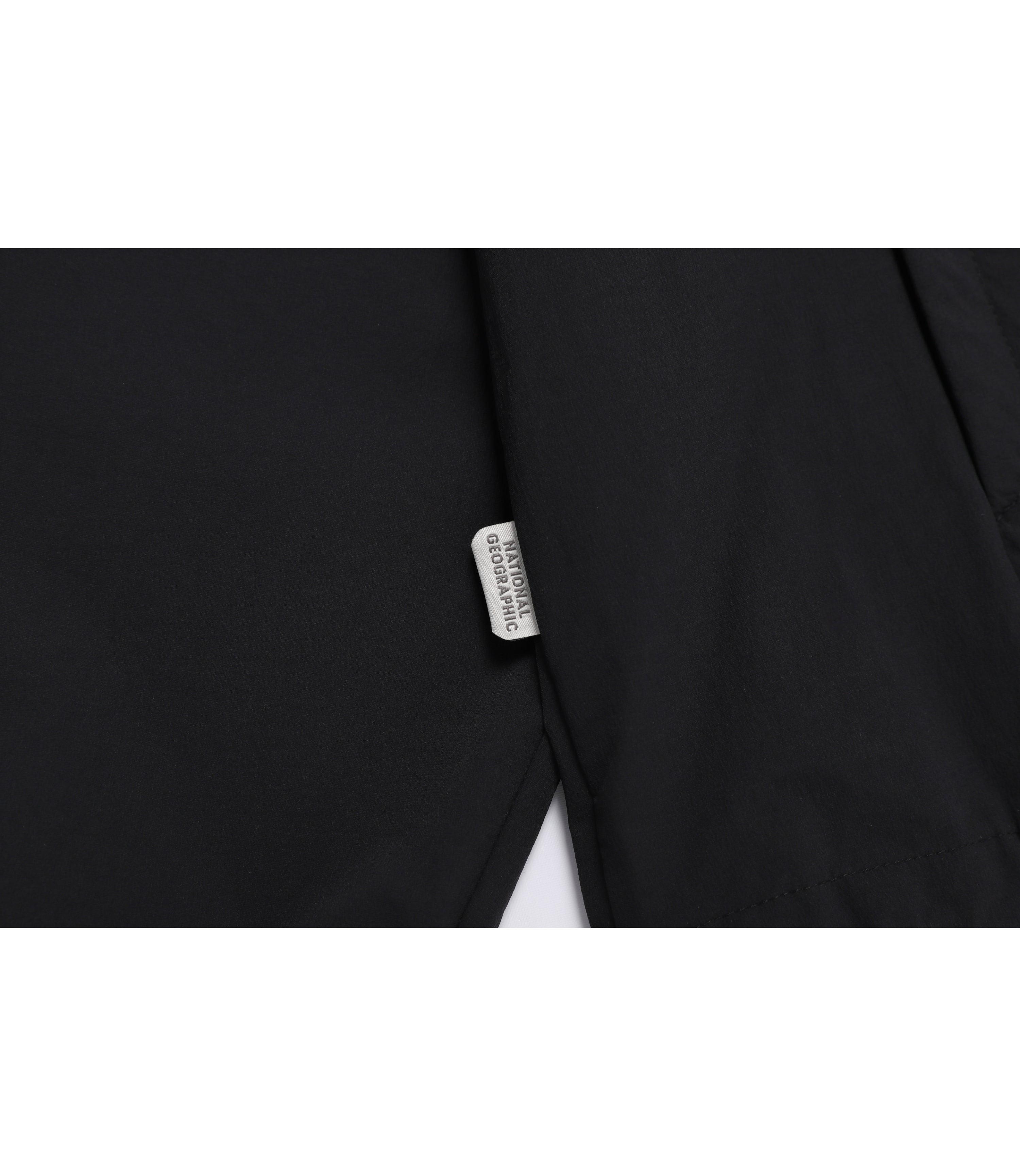 Women's ADELIE Cooling Stretch Semi-Over Fit Hooded Full Zip-Up Jacket<br>BLACK
