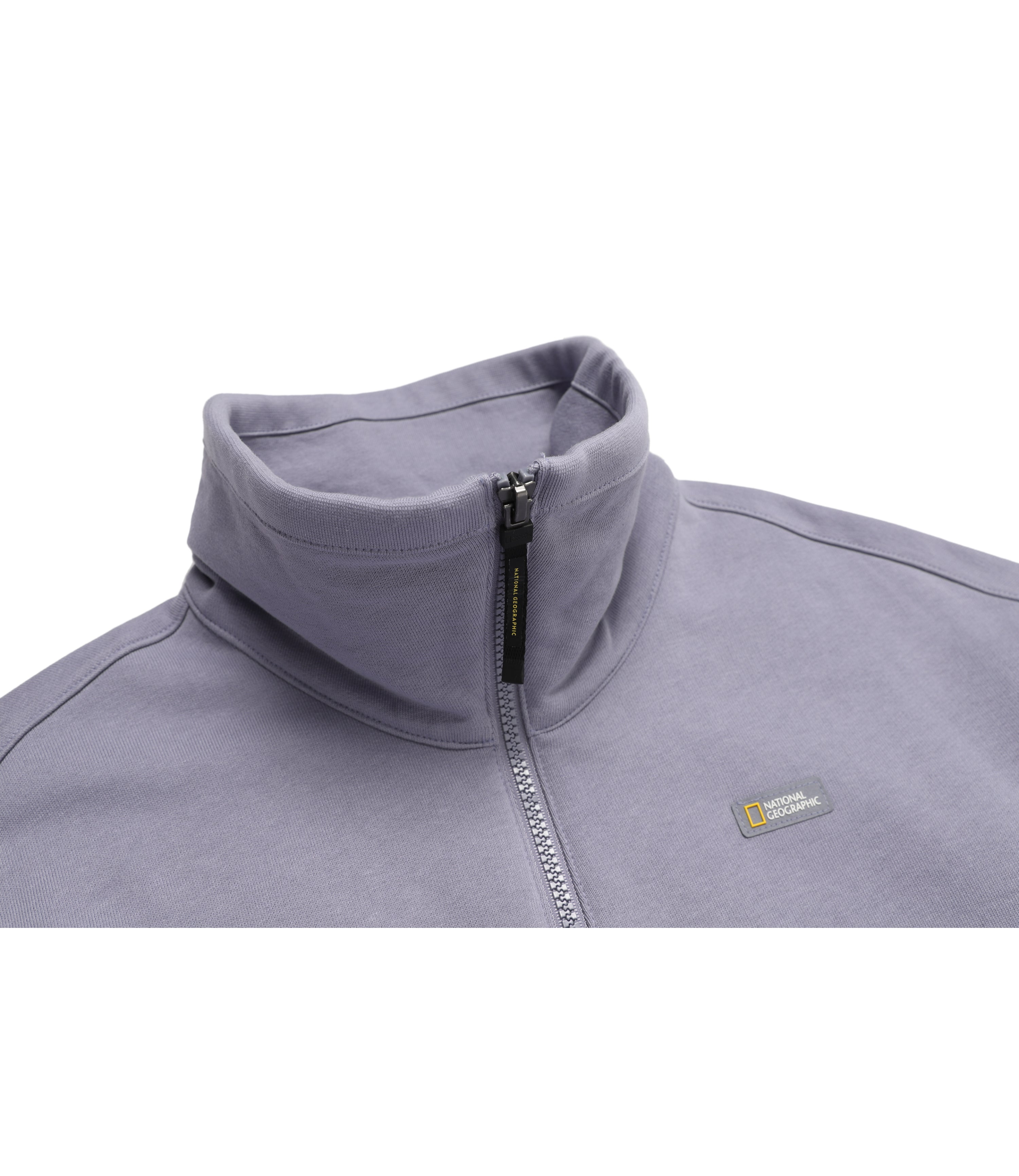 Women's Half Zip-Up Collar-Neck Detailed One-Piece<br>RED BEAN