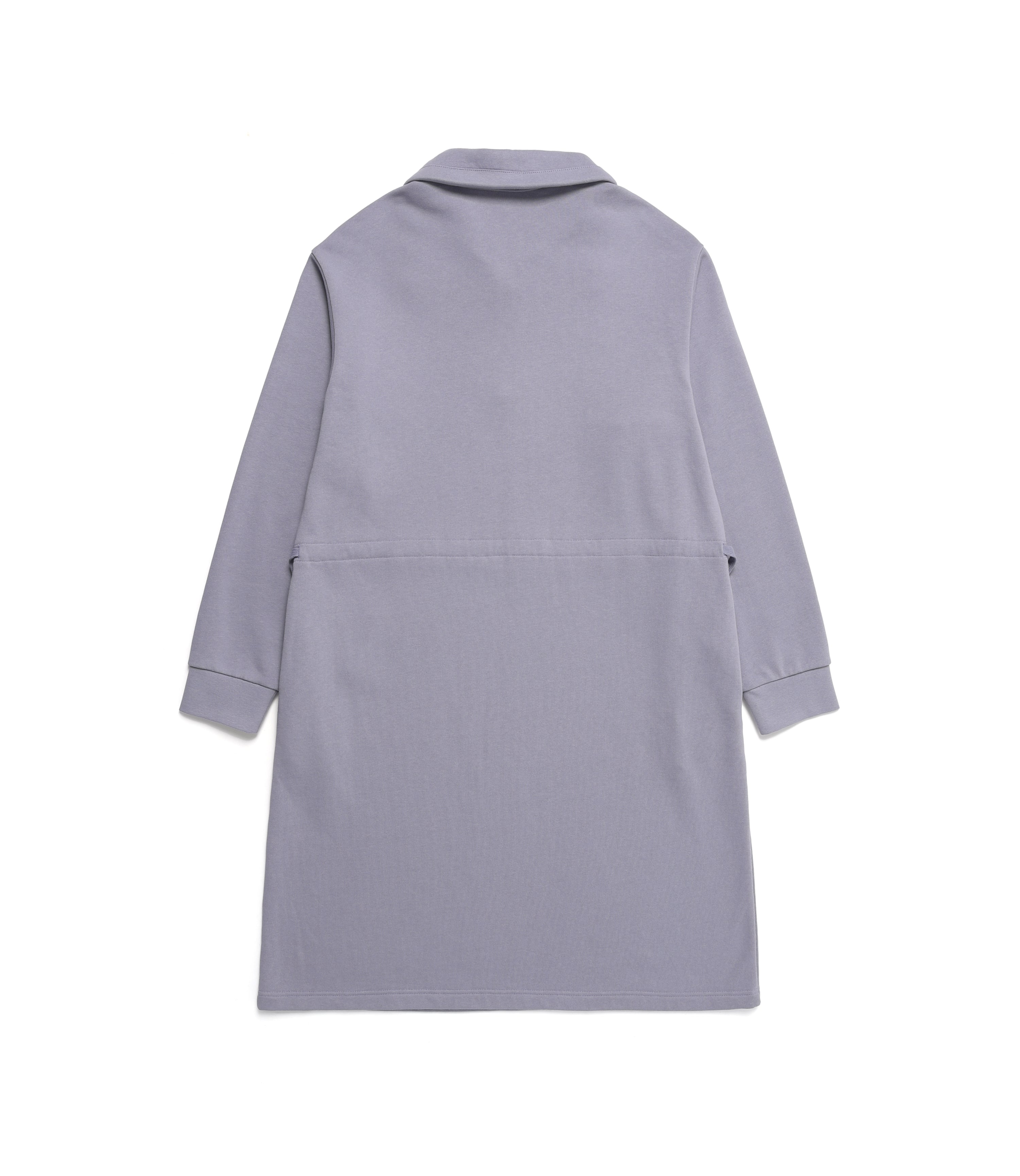Women's Half Zip-Up Collar-Neck Detailed One-Piece<br>RED BEAN
