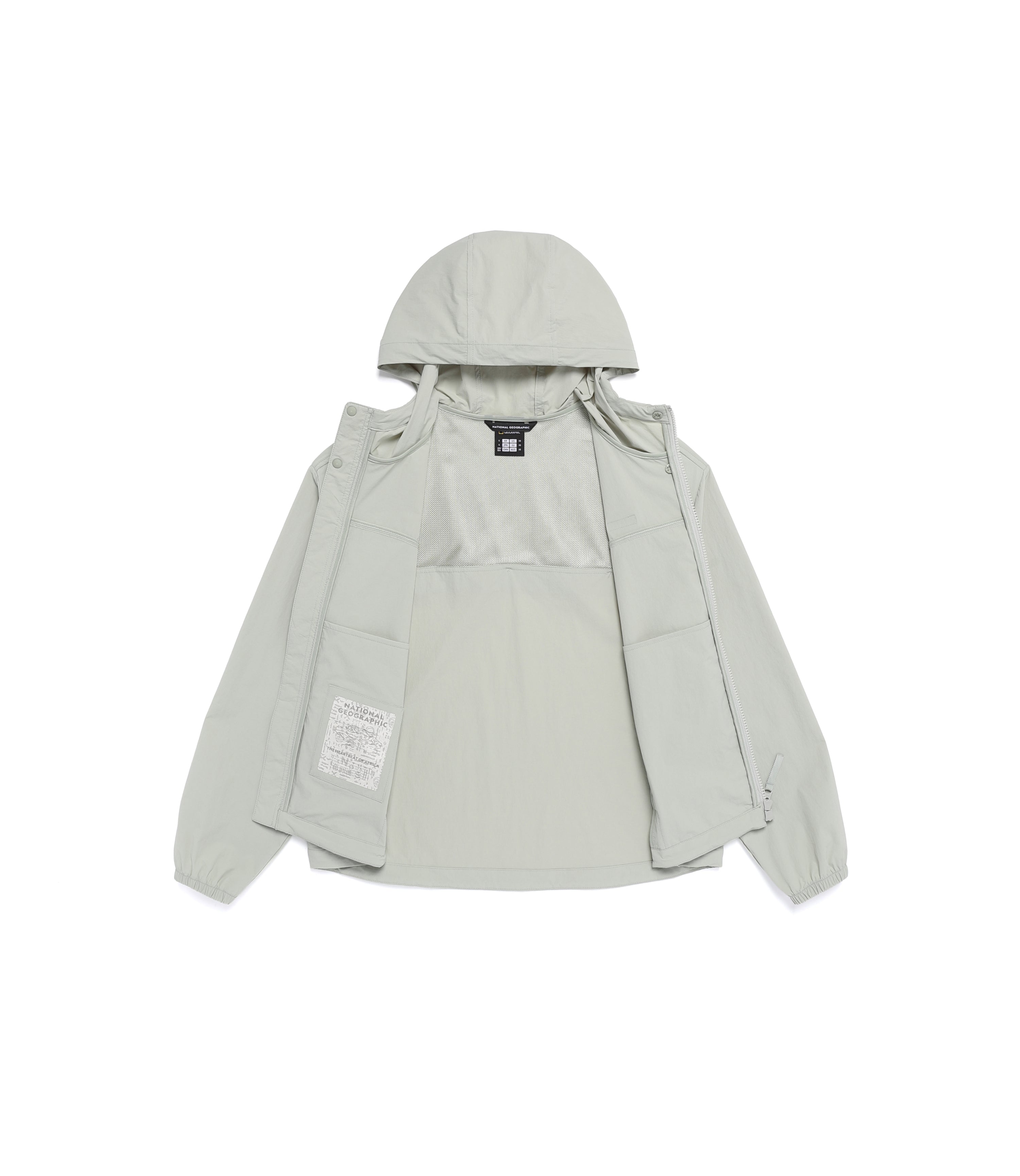Women's ADELIE Cooling Stretch Semi-Over Fit Hooded Full Zip-Up Jacket<br>JADE
