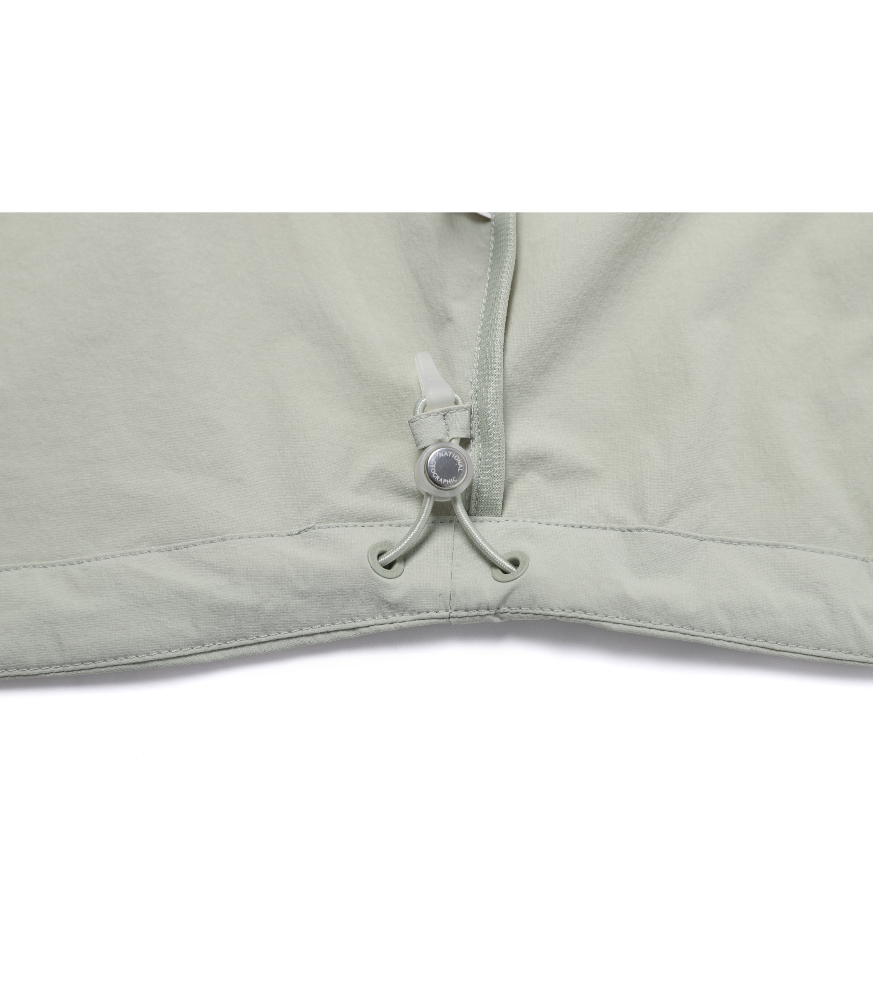 Women's ADELIE Cooling Stretch Semi-Over Fit Hooded Full Zip-Up Jacket<br>JADE