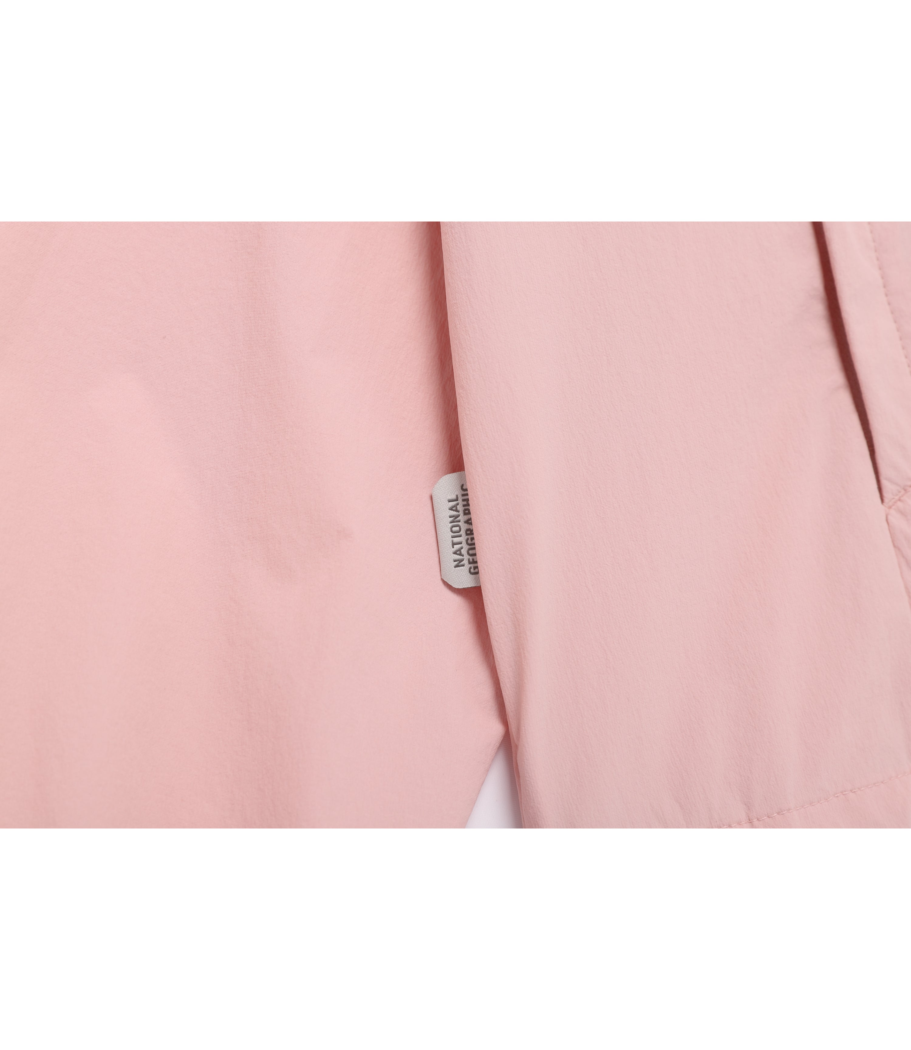 Women's ADELIE Cooling Stretch Semi-Over Fit Hooded Full Zip-Up Jacket<br>SILVER PINK