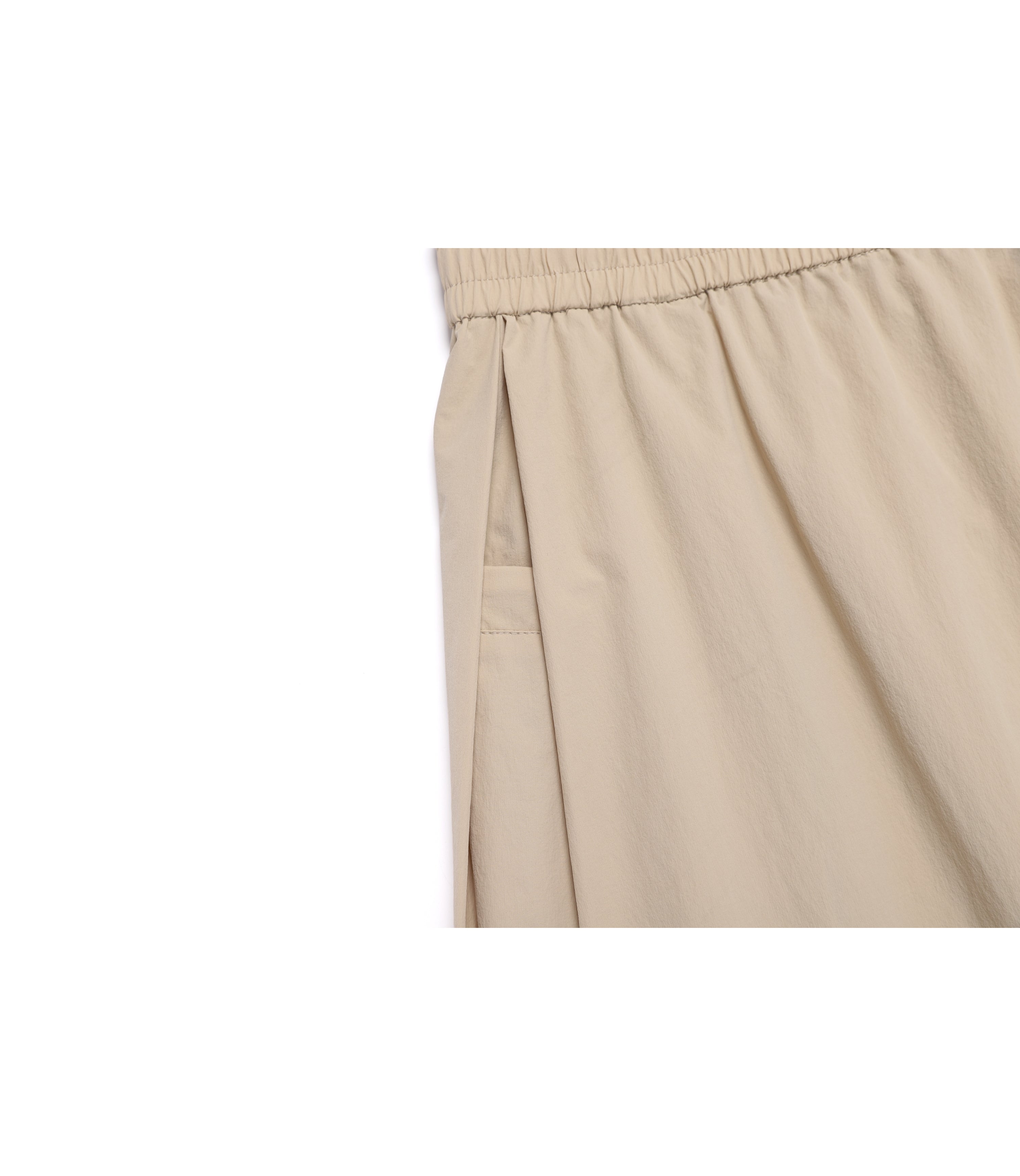 Women's ADELIE Cooling Stretch A-Line Skirt<br>L/BEIGE