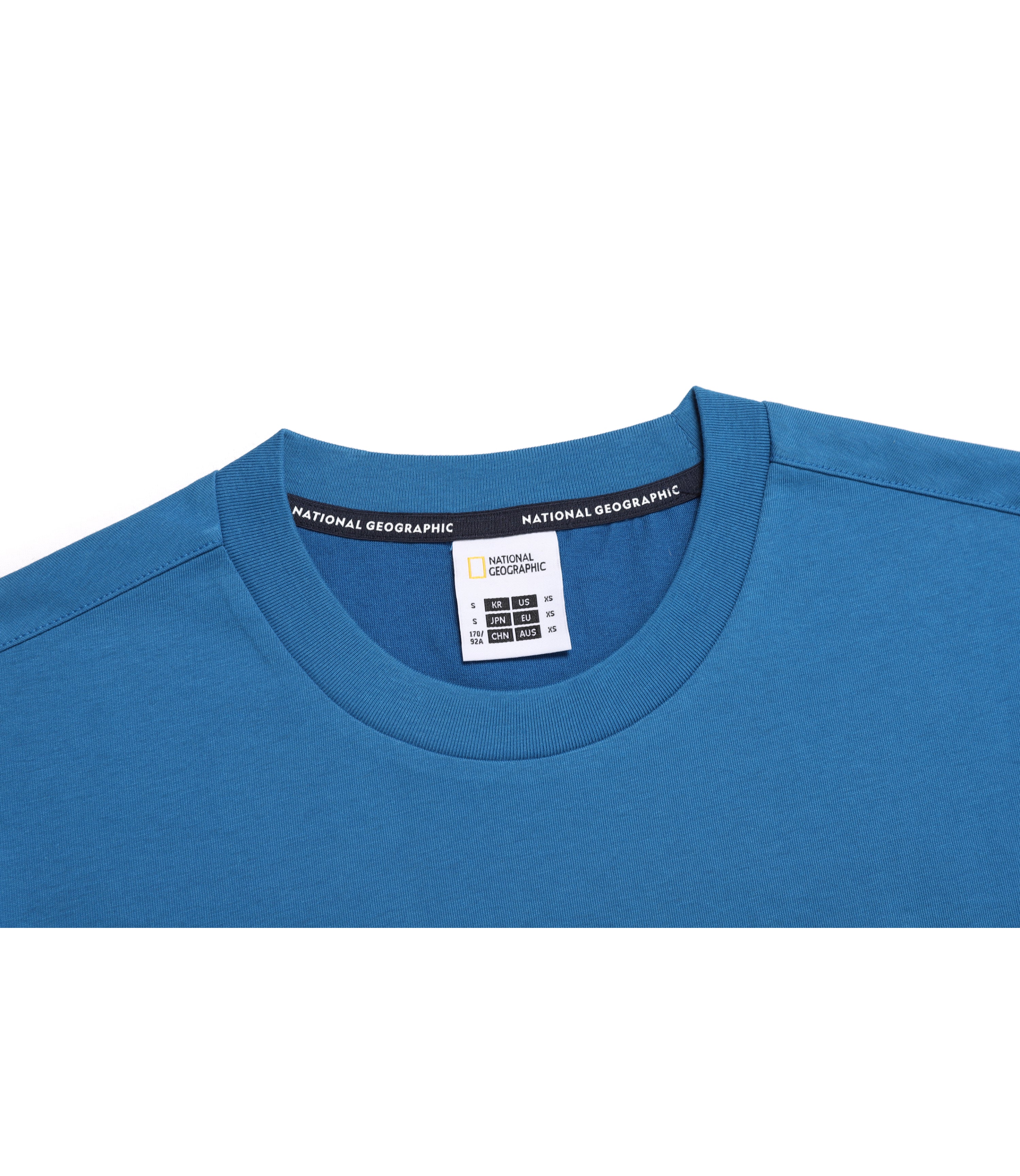 Unisex Regen Circle Graphic Semi-Over Fit Short Sleeve Tee<br>TURQUOISE