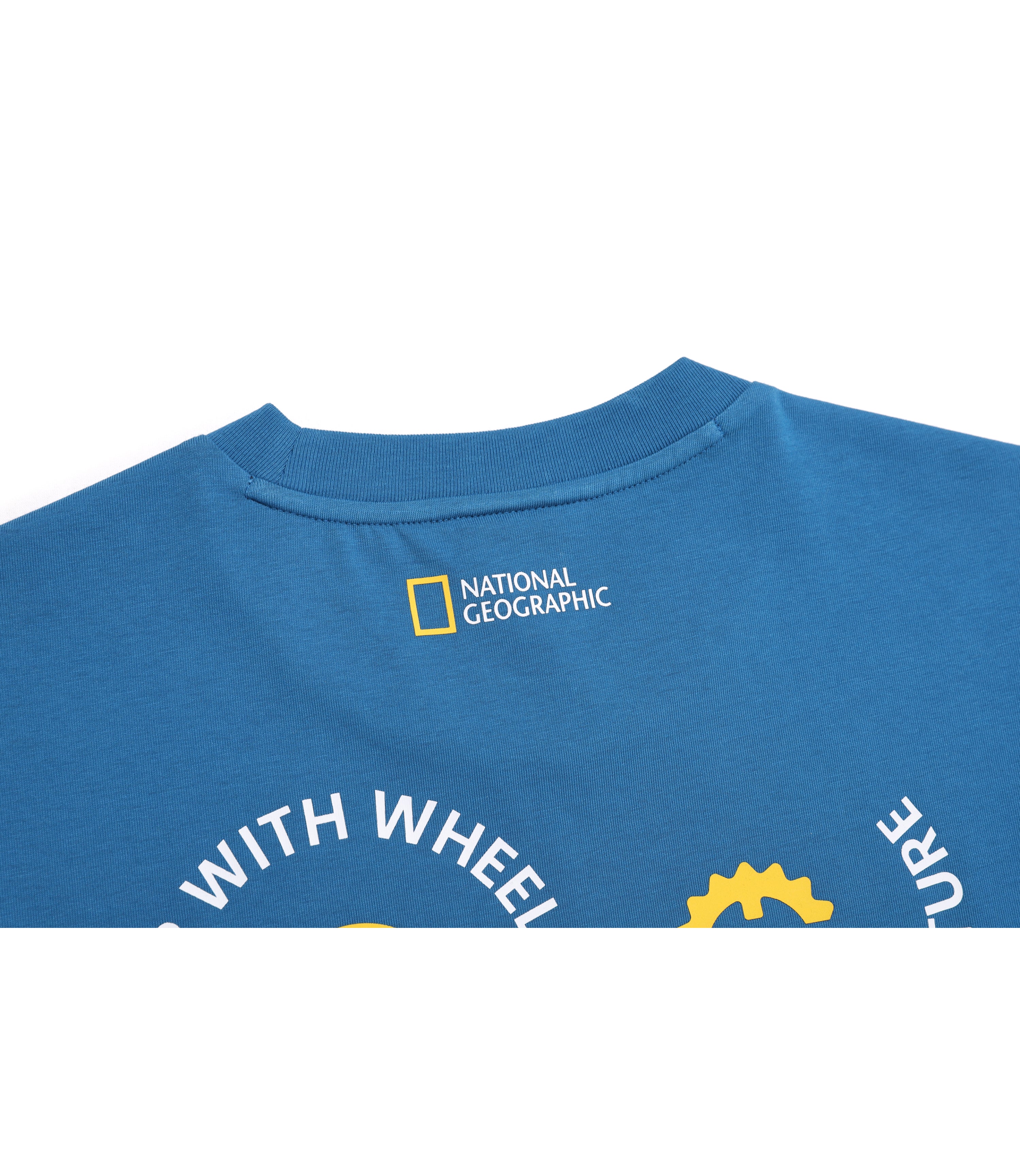 Unisex Regen Circle Graphic Semi-Over Fit Short Sleeve Tee<br>TURQUOISE